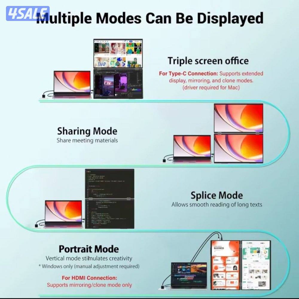 للبيع شاشه تصير شاشتين2