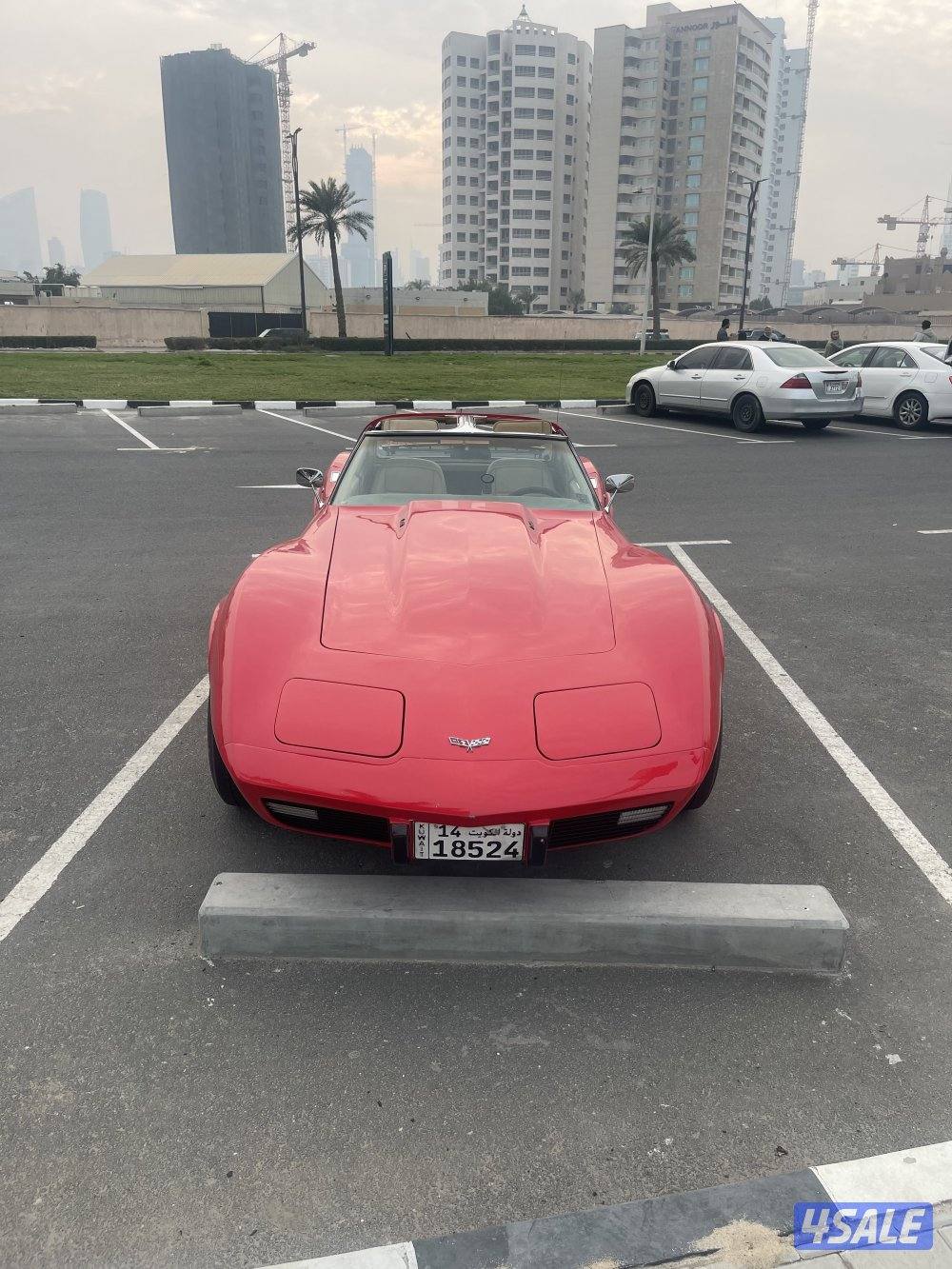 للبيع كورفت 1977 ستنغري نظيف .. عليه سلة وقواعد حق الفتحات .. 68005