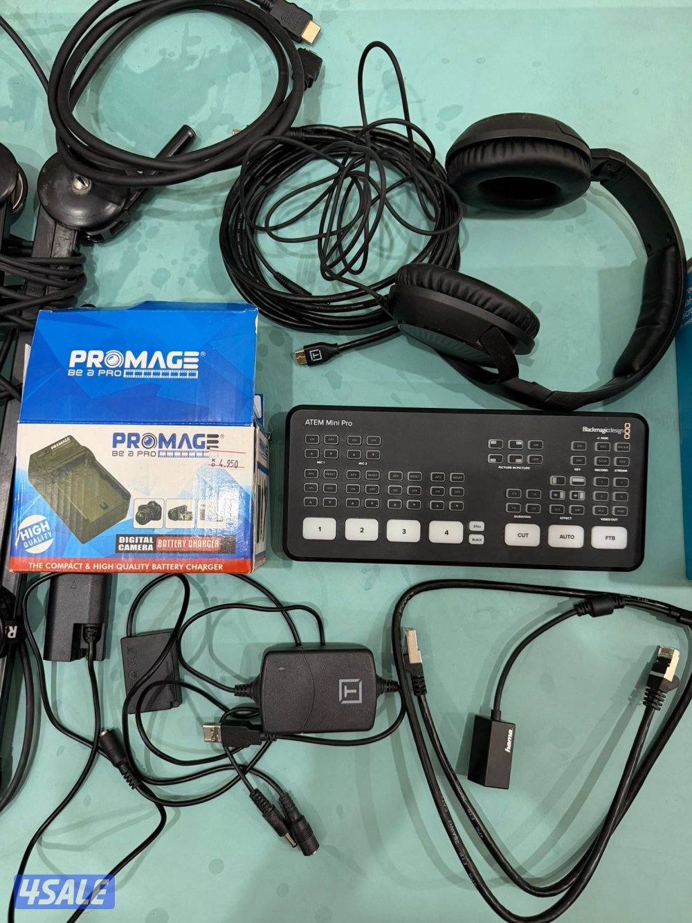 عدة بودكاست  كاملة مع ملحقات اضائة جودكس وفيسكو7