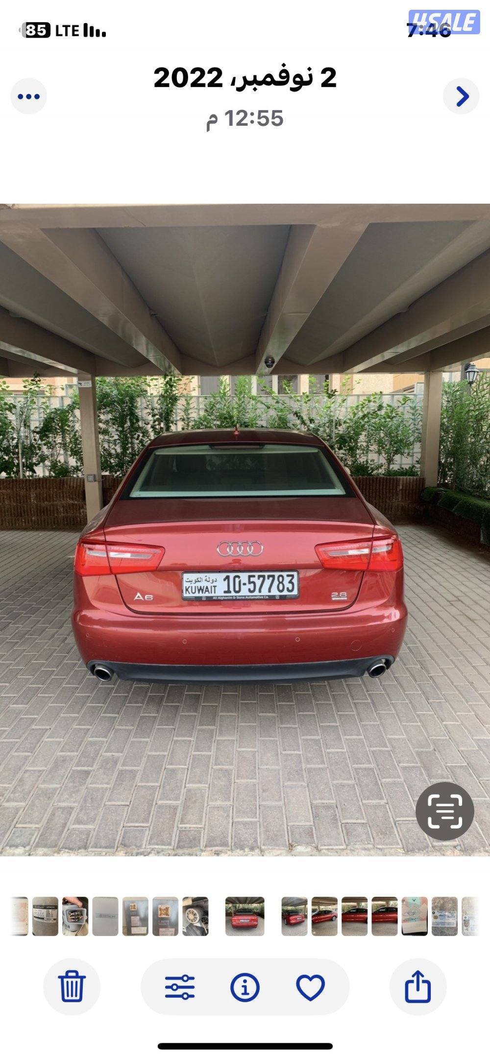 للبيع  اودي م2012  كواترو 6 سلندر صبغ وكاله استخدام شخصي1