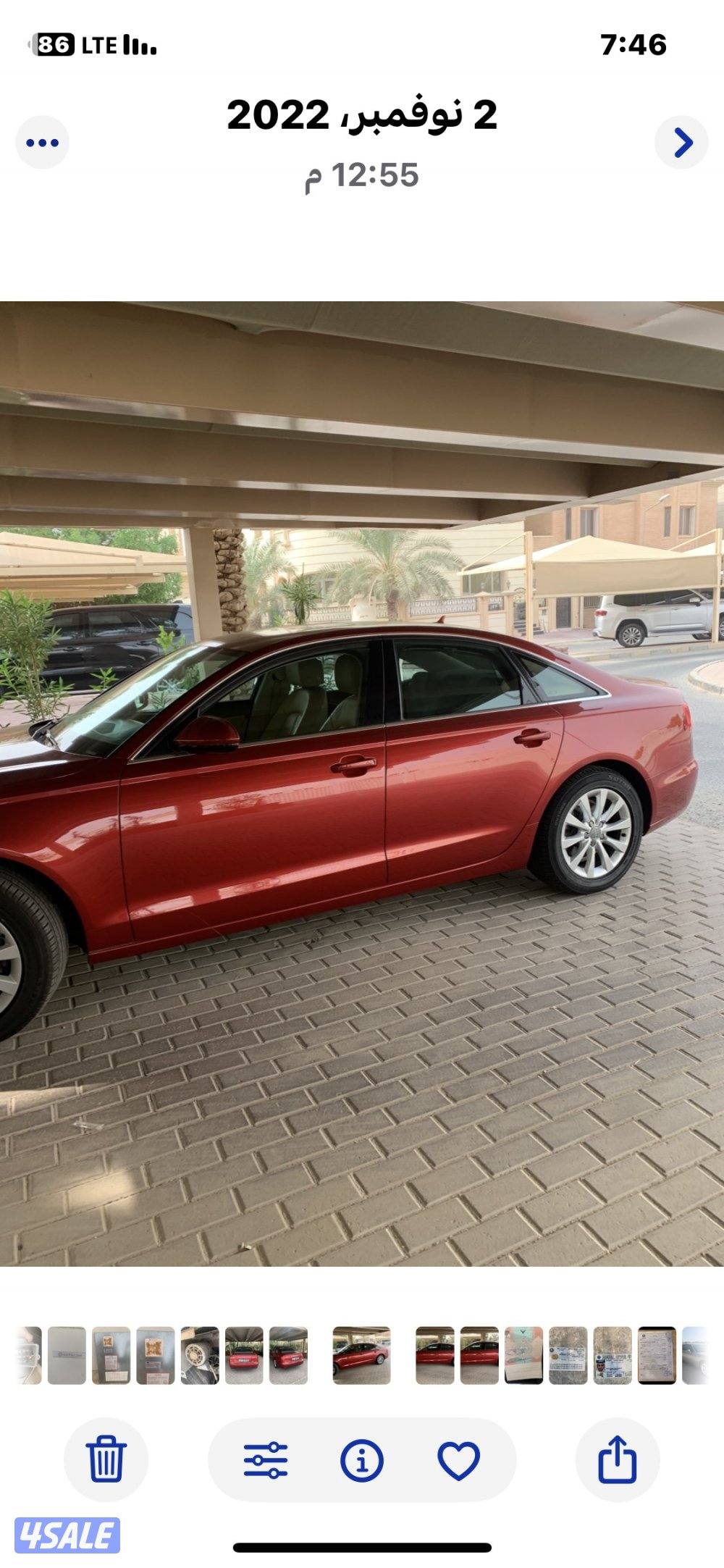 للبيع  اودي م2012  كواترو 6 سلندر صبغ وكاله استخدام شخصي4