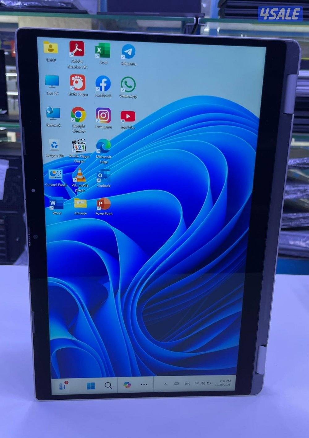 فرصة Dell 5320 x360 Core i7 رام 32شاشه لمس0