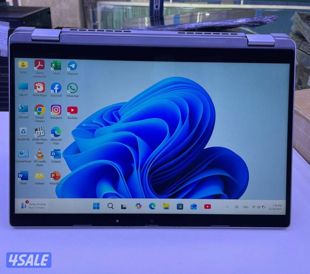 فرصة Dell 5320 x360 Core i7 رام 32شاشه لمس7