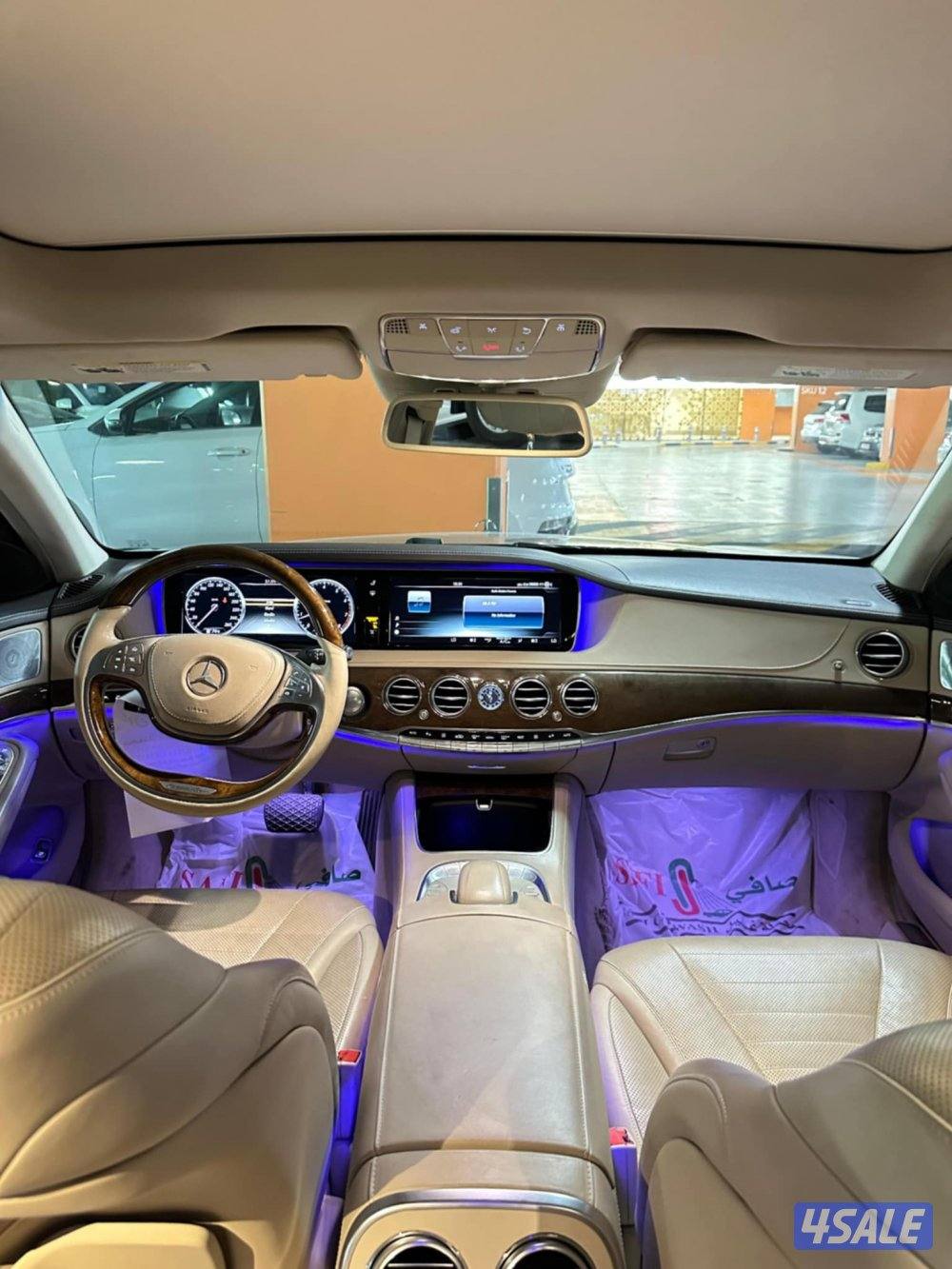 للبيع مرسيدس s550 موديل 2014 عداد 250 الف 8 سلندر اللون اسود 
والداخلي3