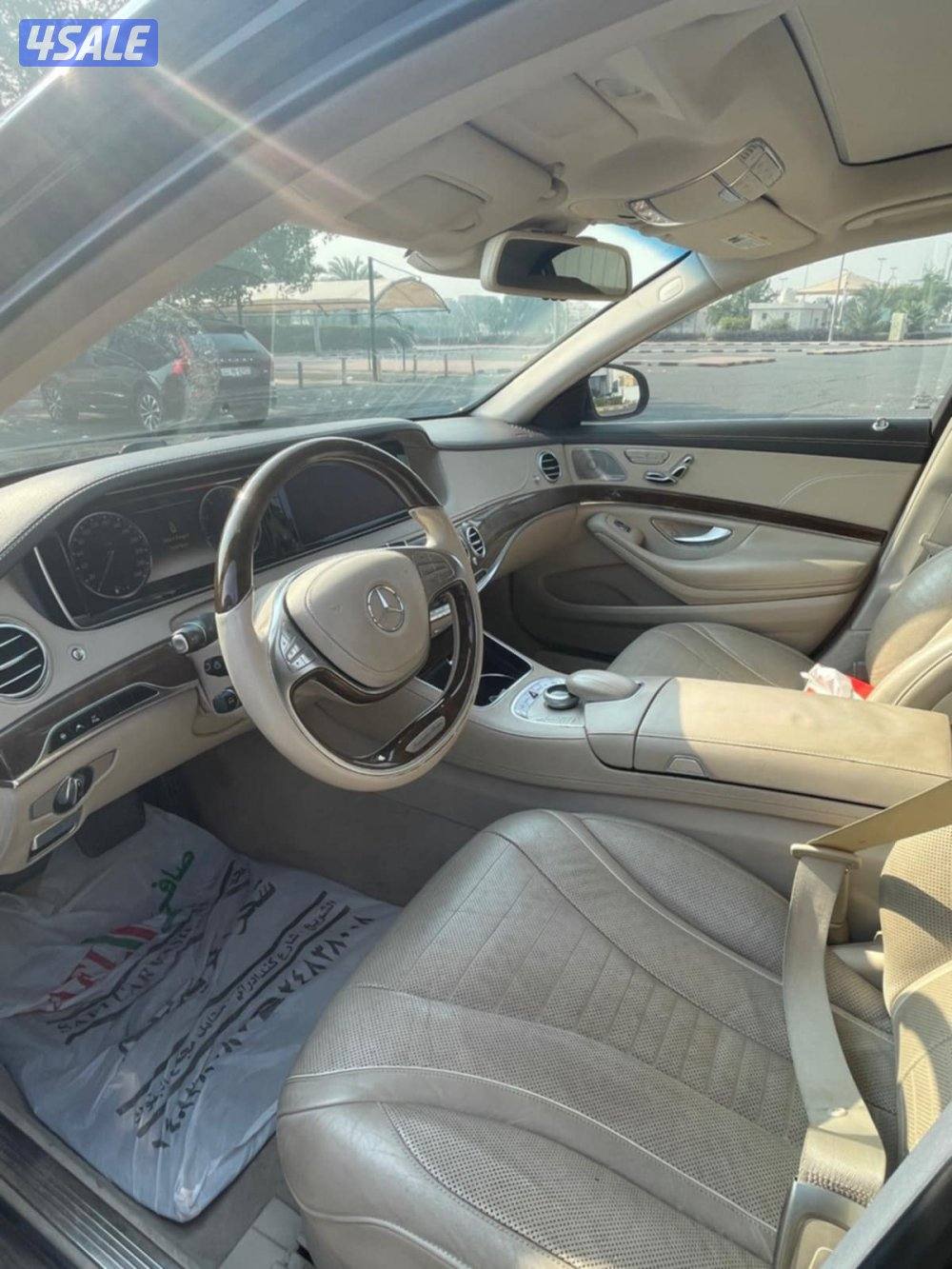 للبيع مرسيدس s550 موديل 2014 عداد 250 الف 8 سلندر اللون اسود 
والداخلي5