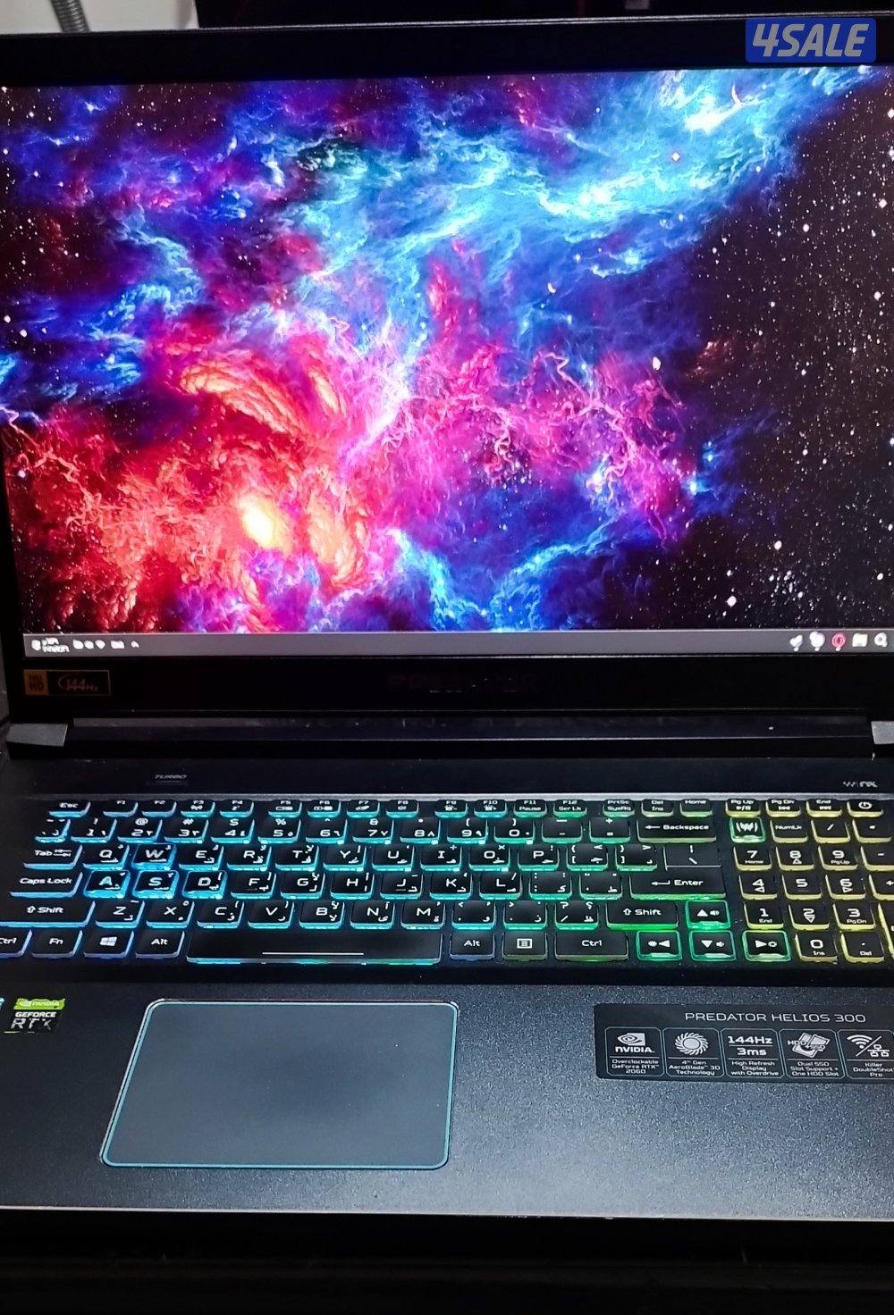 Acer Predator helios 300 gaming laptop rtx 2060 vram6 core i7 9th gen0