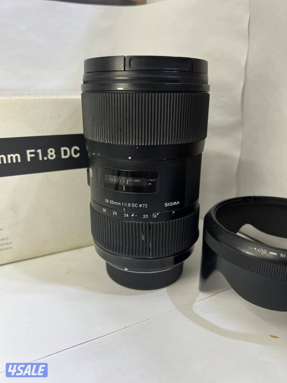للبيع معدات تصوير: Sigma 18-35 وNikon 70-300 + شنطة Lowepro1