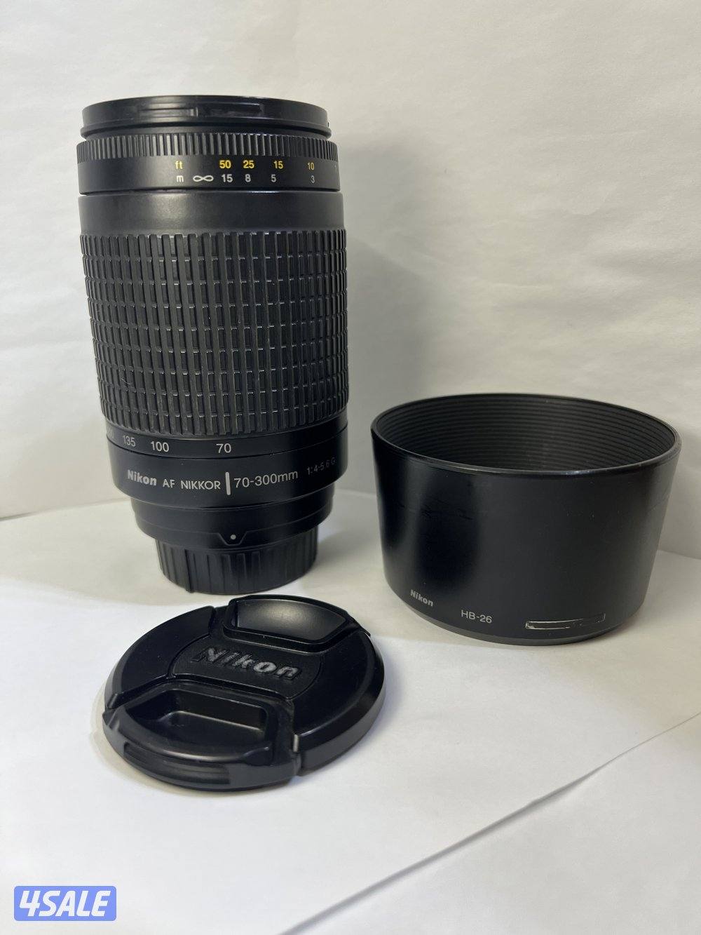 للبيع معدات تصوير: Sigma 18-35 وNikon 70-300 + شنطة Lowepro4