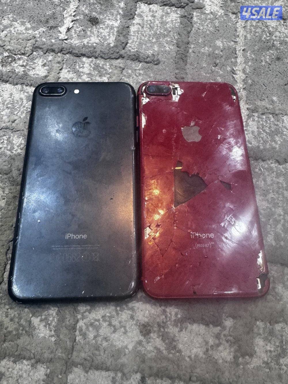 تلفونين واحد ايفون 7 بلس والثاني 8 بلس1