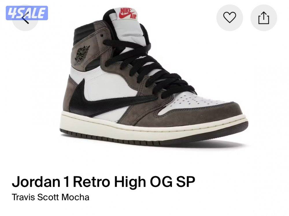 Jordan 1 retro high og sp travis scott mocha0