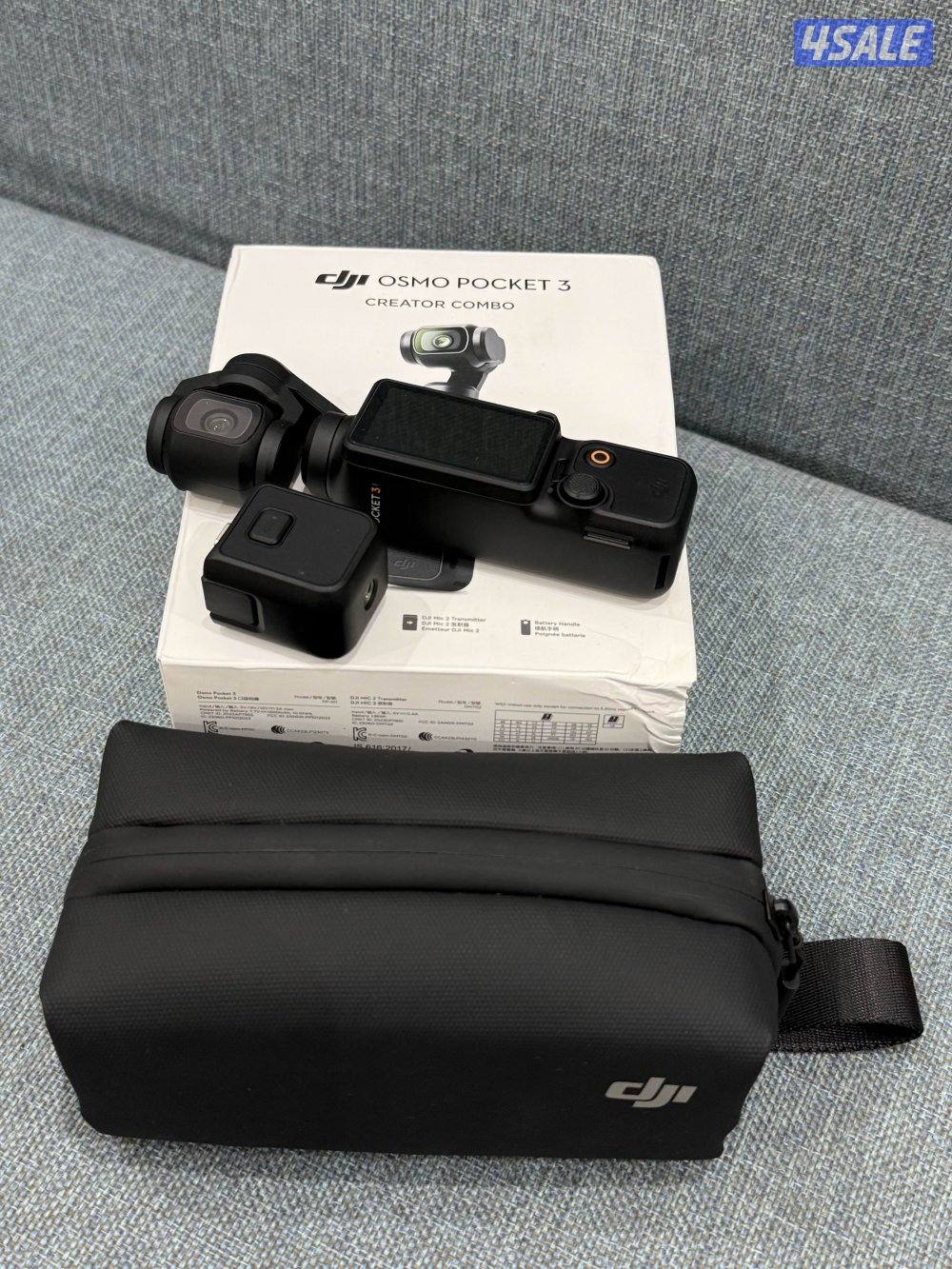 للبيع كاميرا DJI اوزمو بوكيت 3 كومبو0