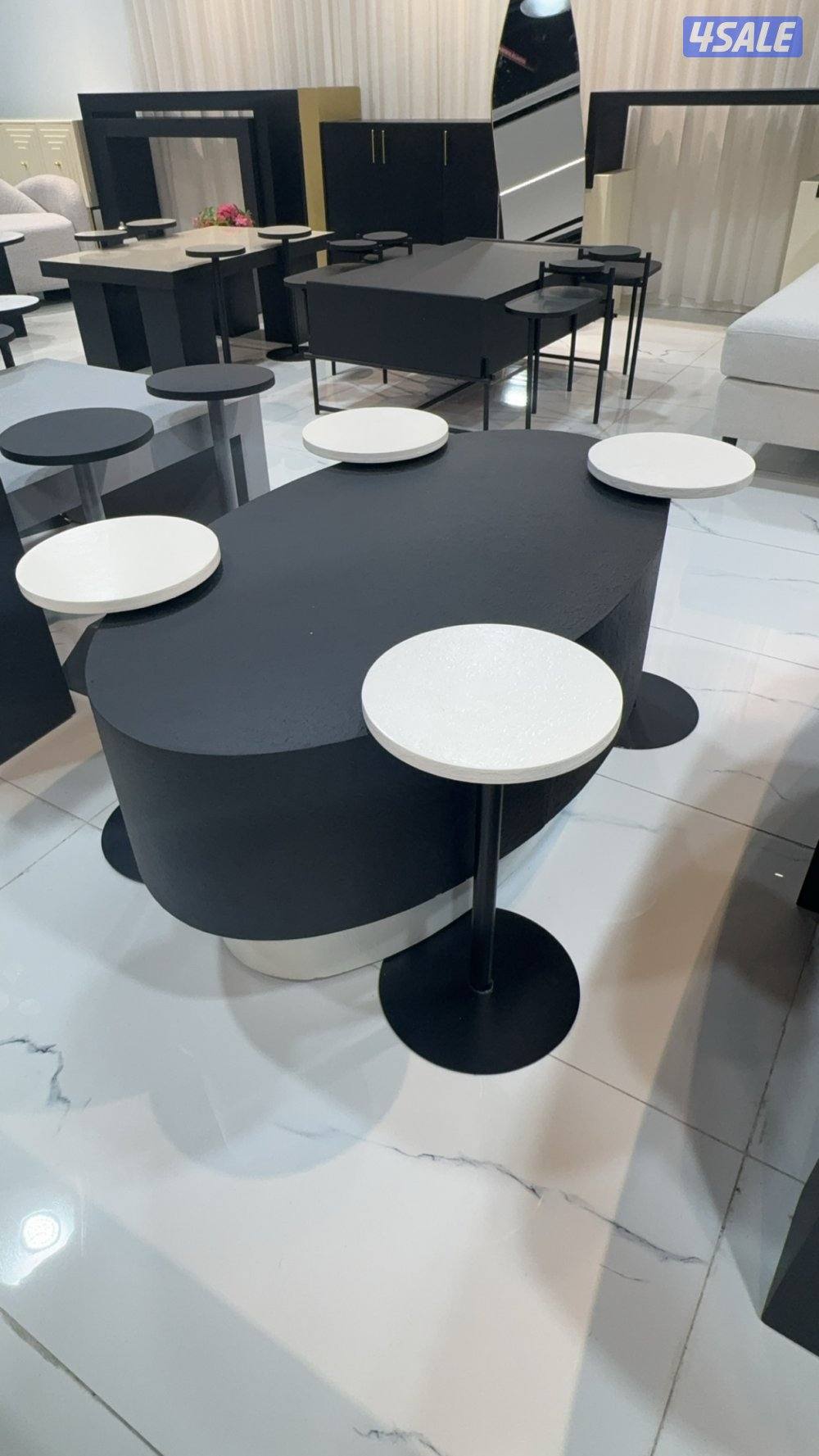 يوجد لدينا طاولات استقبال كونسولات بوفيهات صناعةمحلية   خدمة توصيل 🇰🇼1