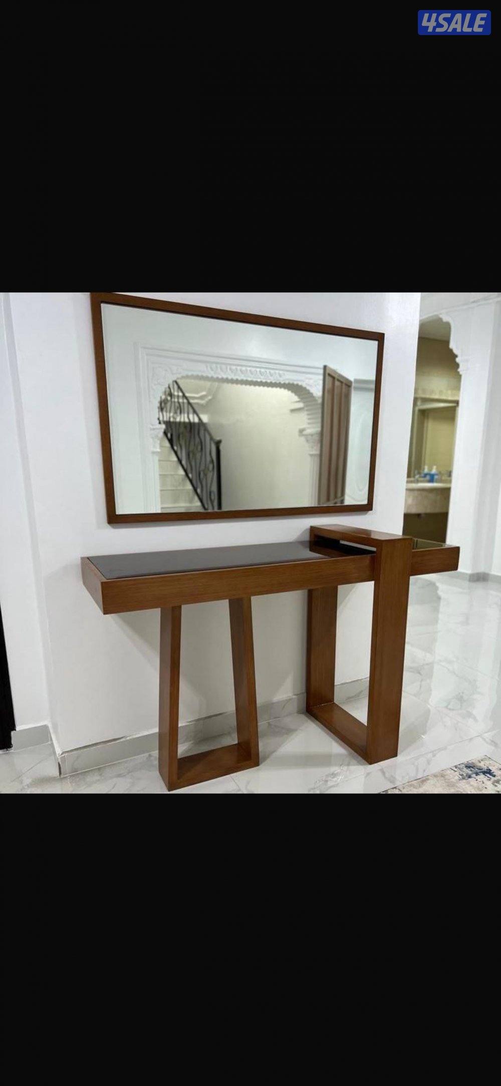 يوجد لدينا طاولات استقبال كونسولات بوفيهات صناعةمحلية   خدمة توصيل 🇰🇼10