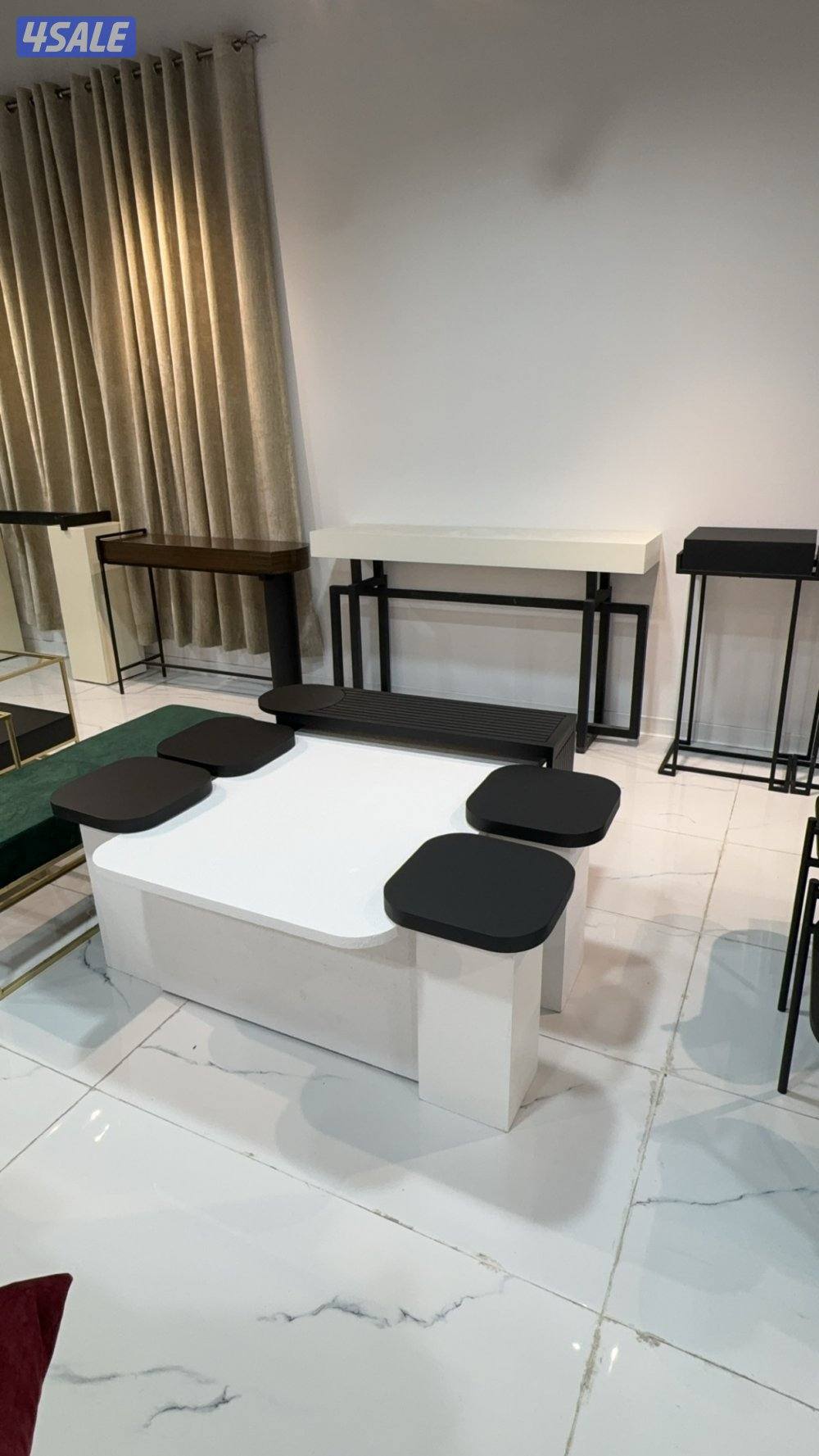 يوجد لدينا طاولات استقبال كونسولات بوفيهات صناعةمحلية   خدمة توصيل 🇰🇼11