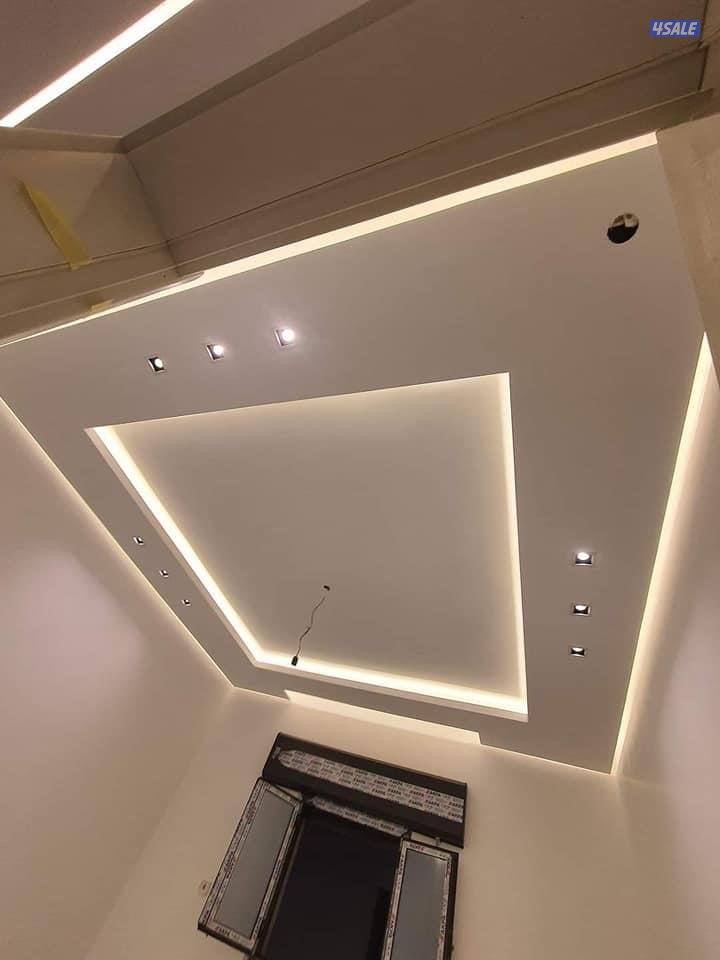 جبسم بورد بارتيشن   عاذل صوت   باب خشب ديكور جبس أمريكي  سقف4