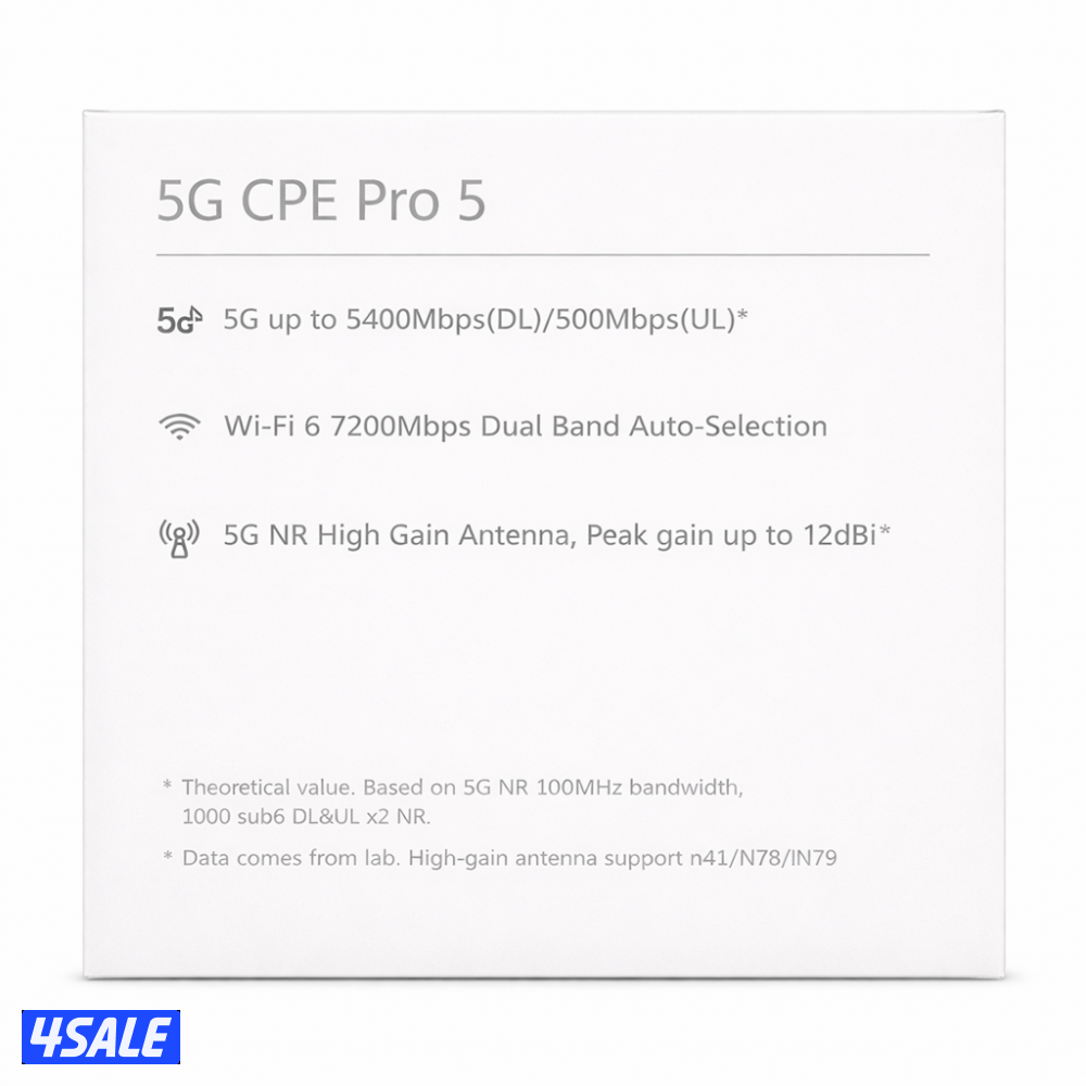 راوتر 5G CPE Pro 5 (H158-381)
5G CPE Pro 5 Router (H158-381)5