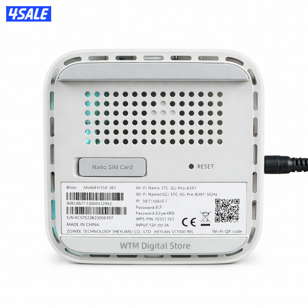 راوتر 5G CPE Pro 5 (H158-381)
5G CPE Pro 5 Router (H158-381)5