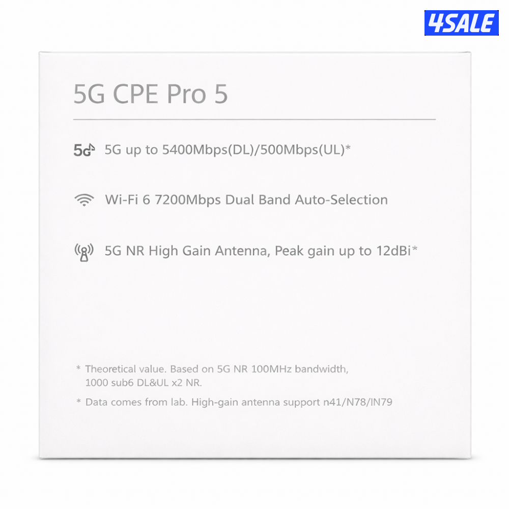 راوتر 5G CPE Pro 5 (H158-381)
5G CPE Pro 5 Router (H158-381)6