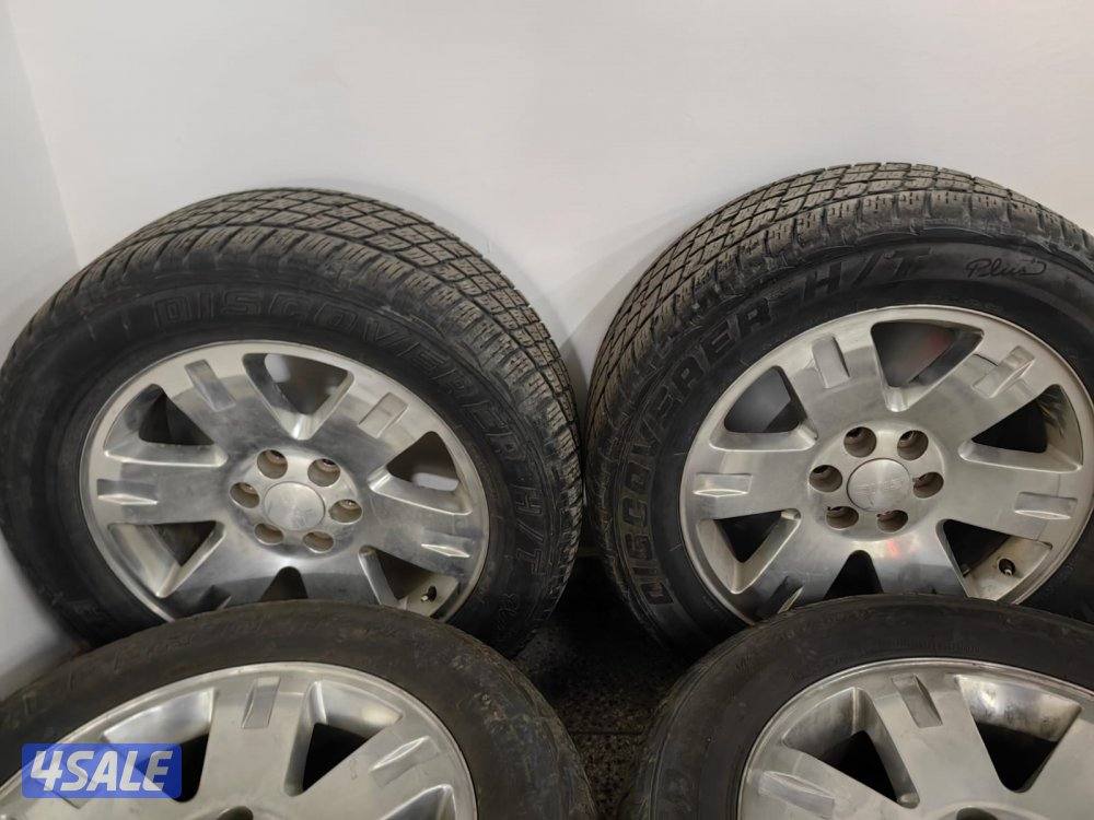 رنجات كروم ست براغي ٢٠ انش مع تواير نص عمر الرنجات شرط خاليه من العيوب1