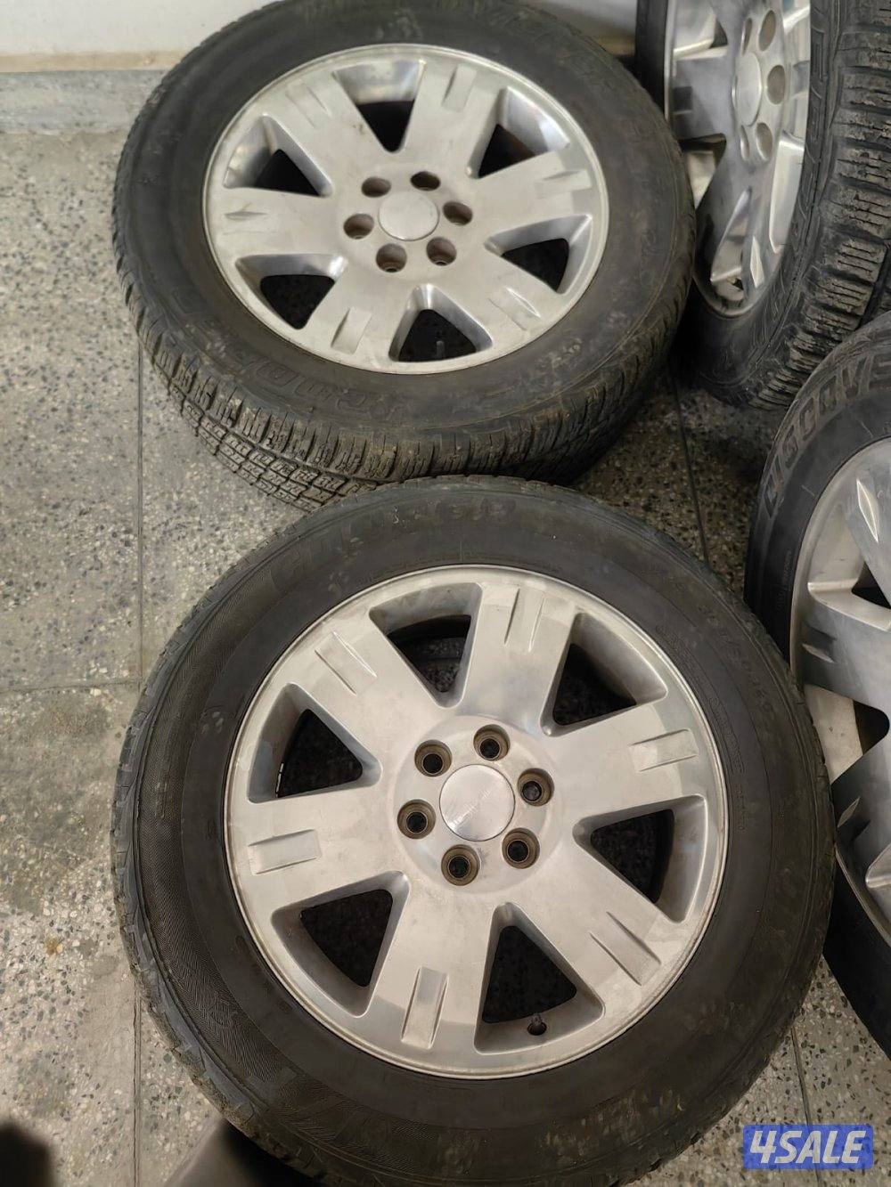 رنجات كروم ست براغي ٢٠ انش مع تواير نص عمر الرنجات شرط خاليه من العيوب2