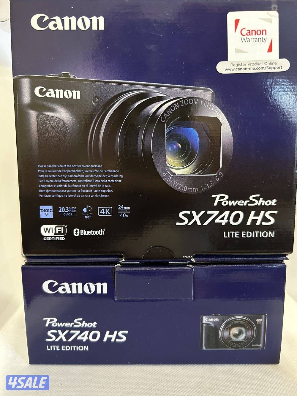 كاميرا كانون sx740 جديده كرتونها سعر ٢٦٠0