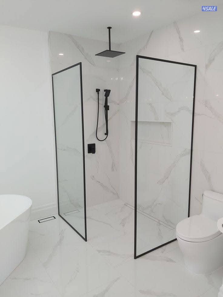 تركيب زجاج ومرايا جميع انواع زجاج شاورت المنيوم واستيل4