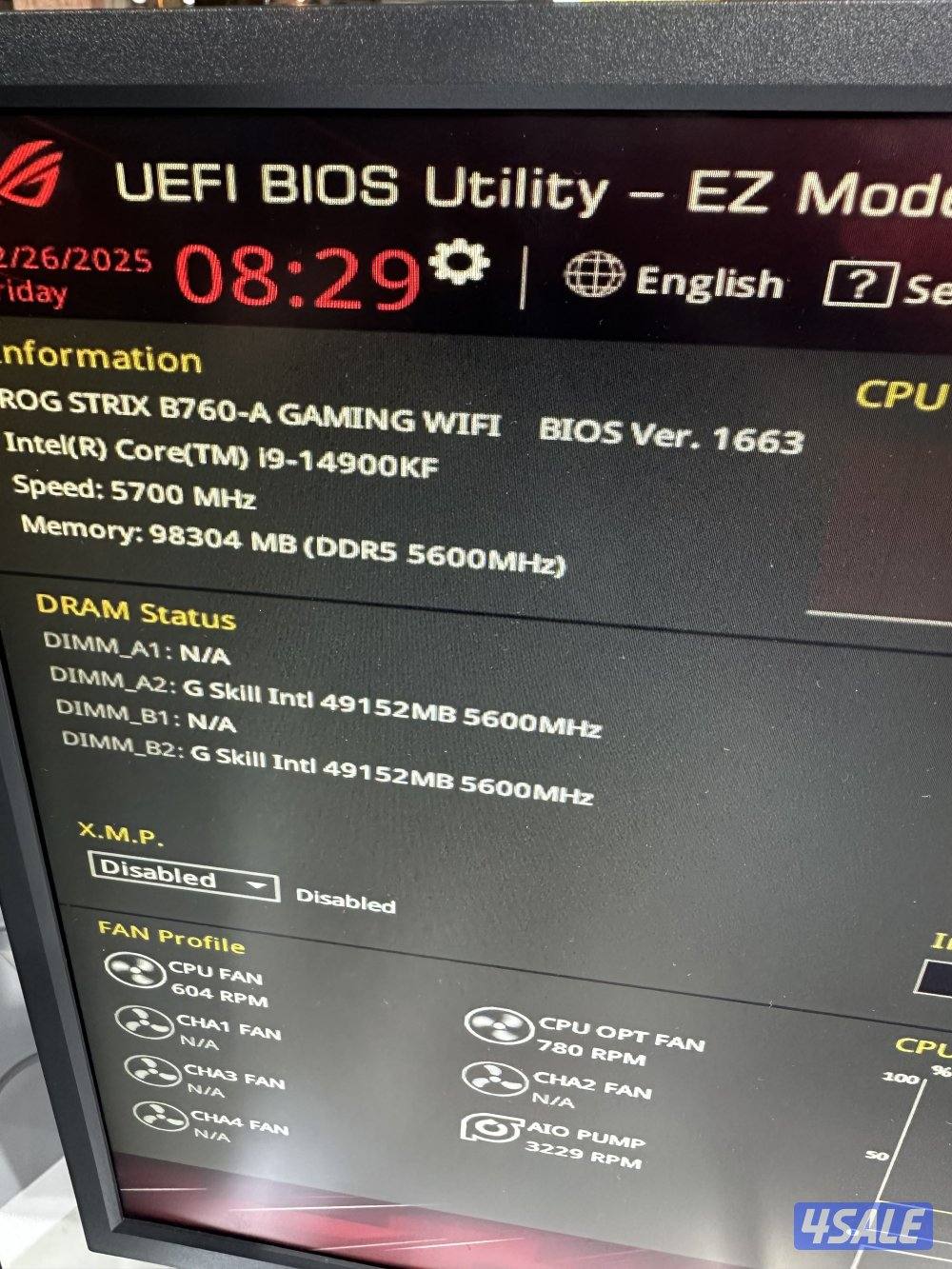 Pc gaming core i9-14900KF (3.20 GHz)-96GB Ram -2TB-RTX5080-16GB-New2