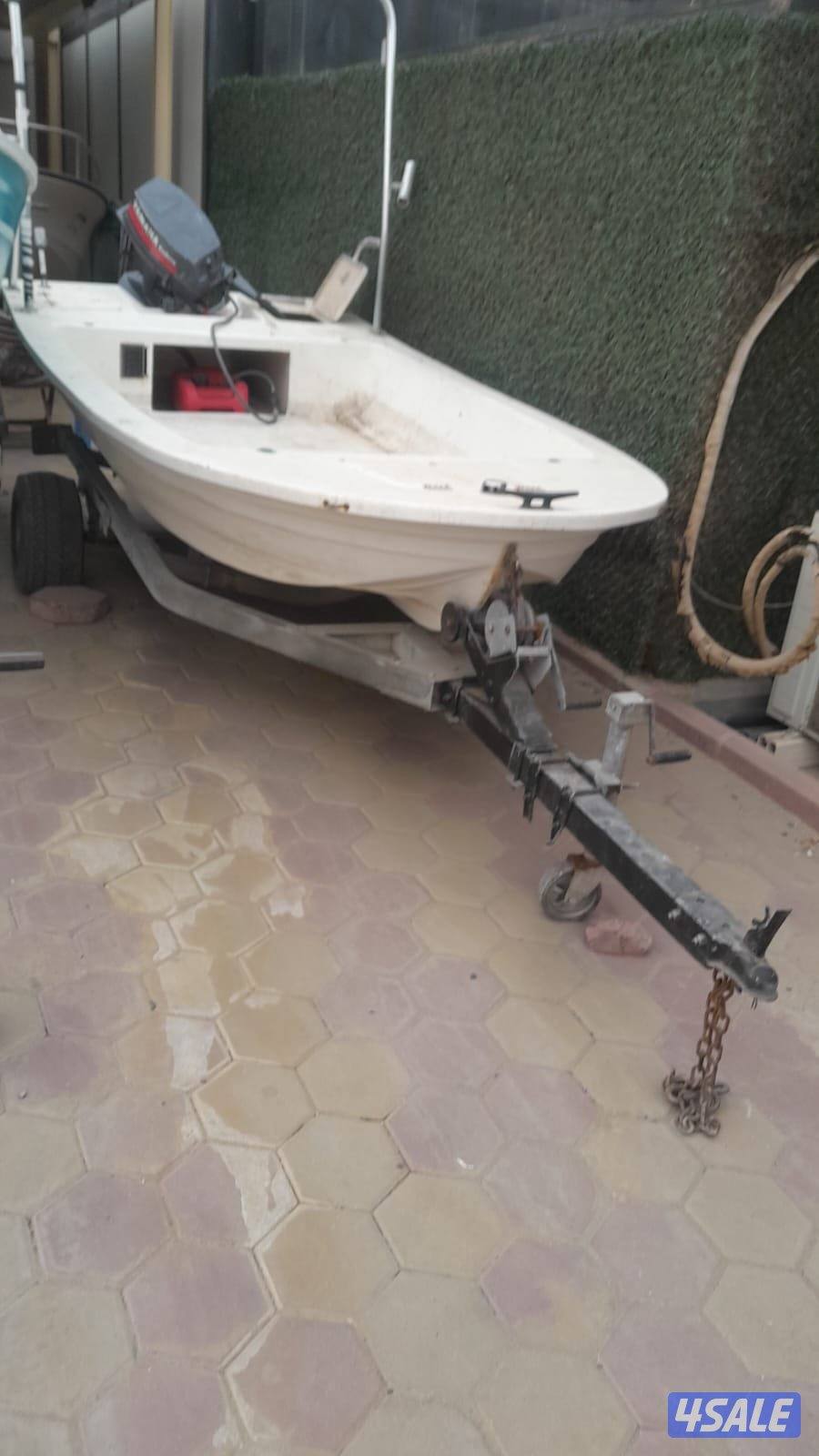 للبيع مشوه مالت الجريوي امورها طيبه مع مكينه 15 حصان ياماها6