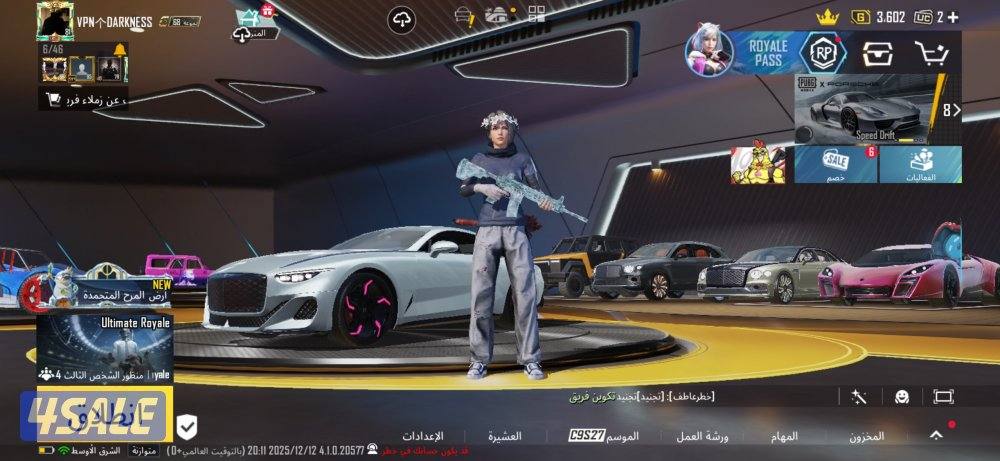 حساب ببجي قوي 130 ميثك 42 سلاح يطور  5 سيارات ميثك0