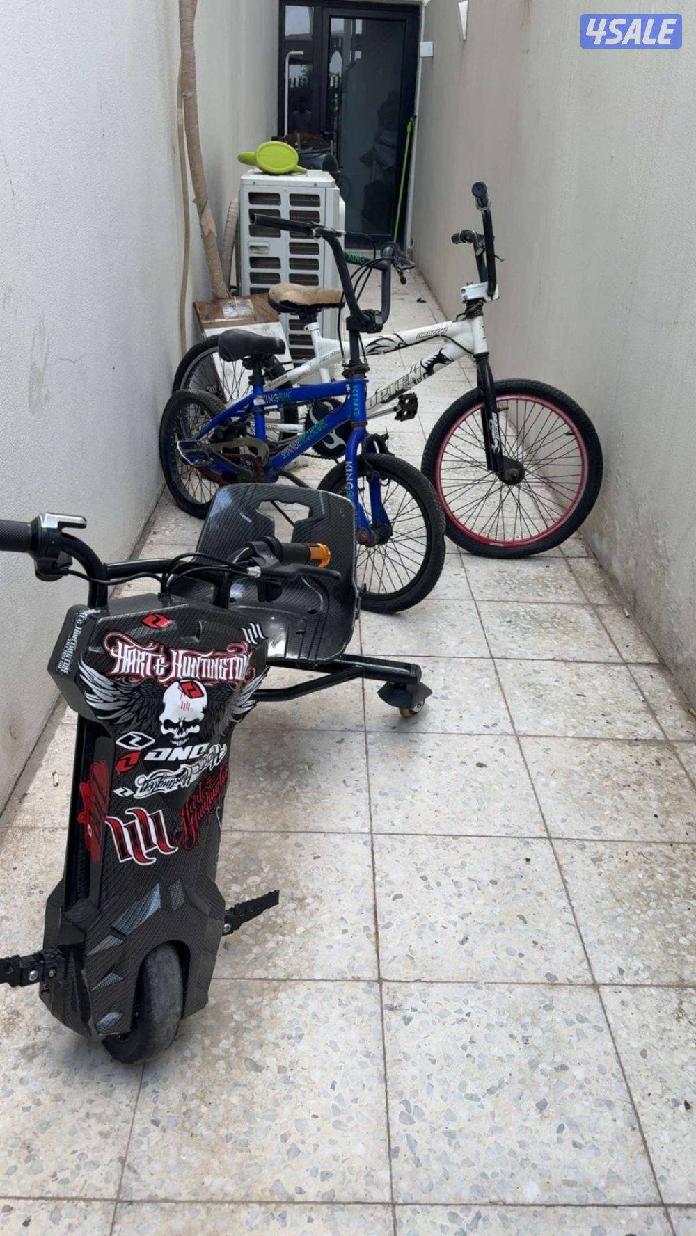 للبيع ثلاث سكوترات و سكوترين درفت وقارين1