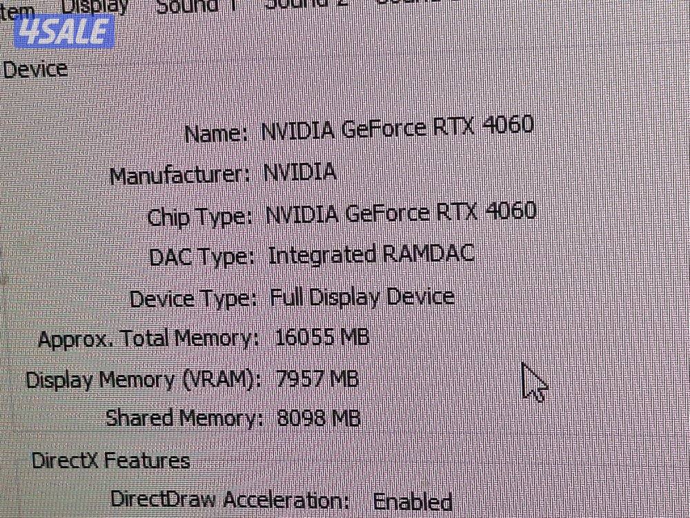 pc rtx 4060 للبدل مع رابتر او سفاري0