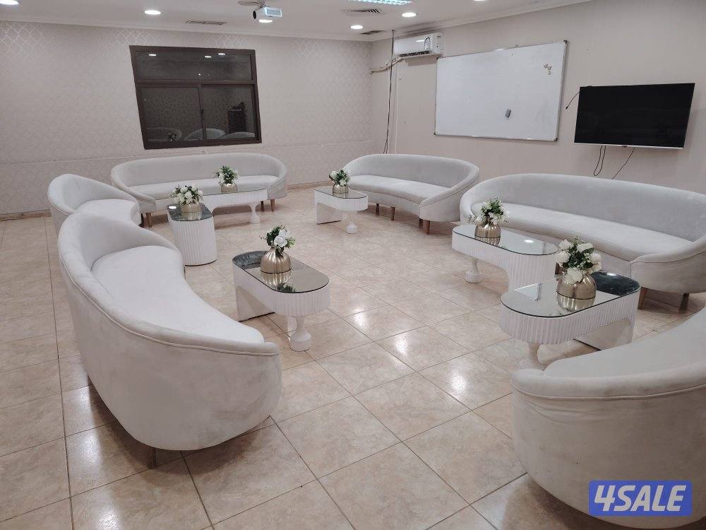 تأجير خيمة بيت شعر كوشه رجال ونساء كراسي وطاولات غنفات دفيات ضيافة رجا6