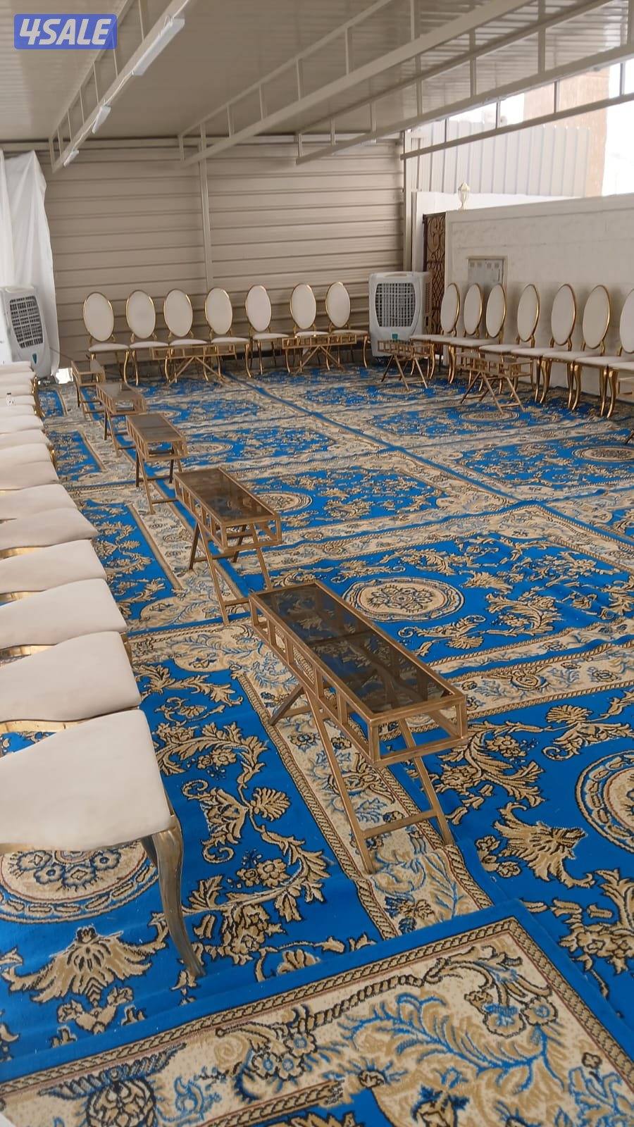 تأجير خيمة بيت شعر كوشه رجال ونساء كراسي وطاولات غنفات دفيات ضيافة رجا14