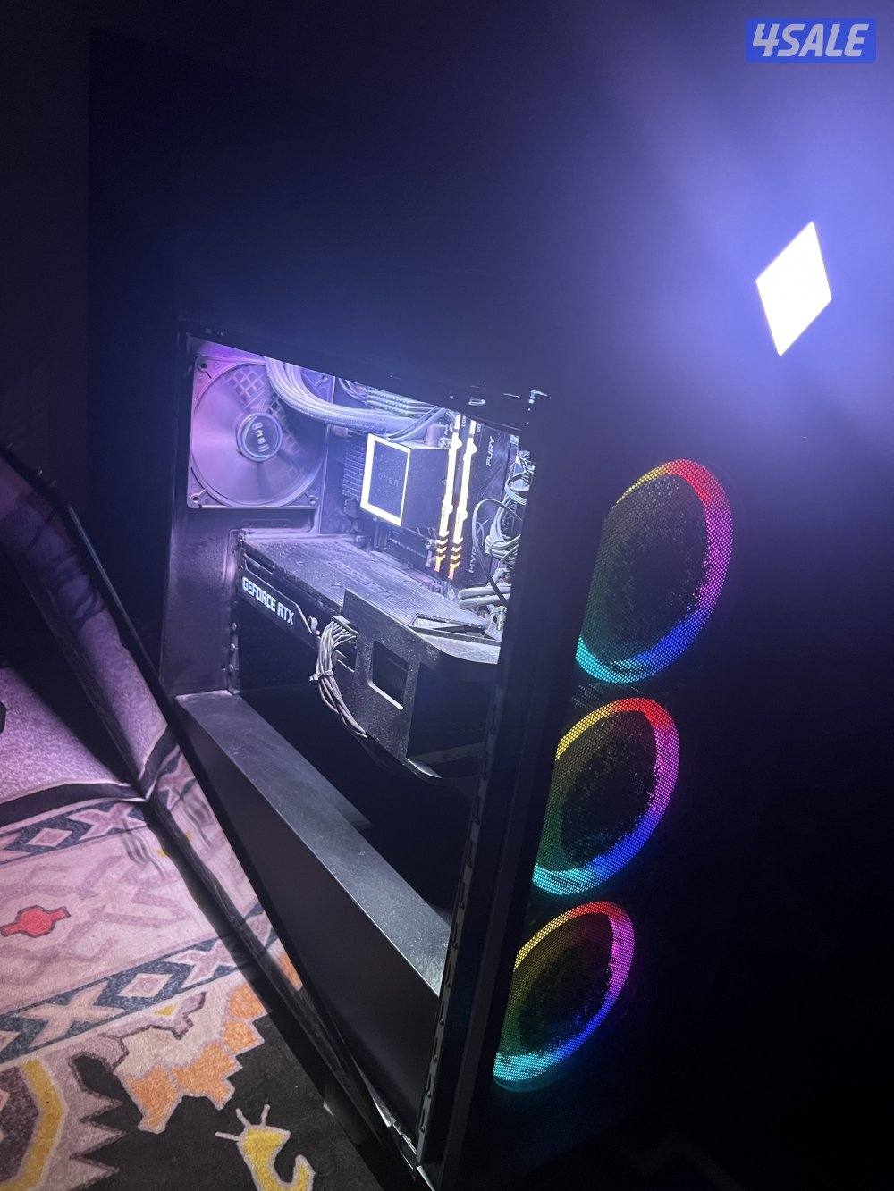 للبيع  Pc 3080 ti 12gb. معالج i7-12700k الرامات 32g ddr40