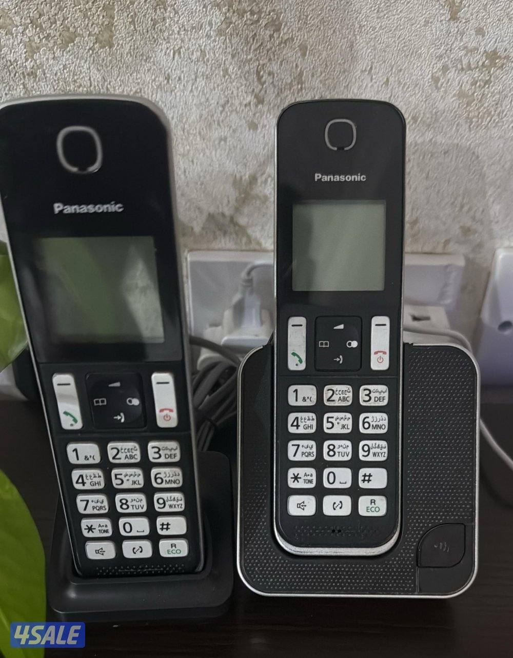 Cordless phone 2pc with 2charger1