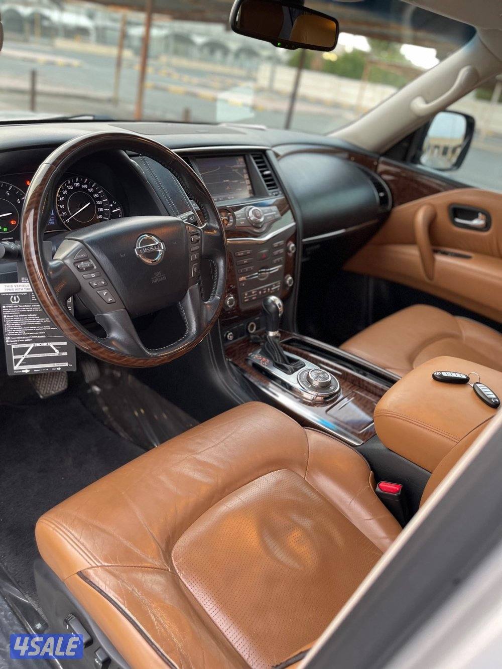 نيسان باترول 2015 مكينه 400 قطر صبغ الوكاله شرط الفحص6
