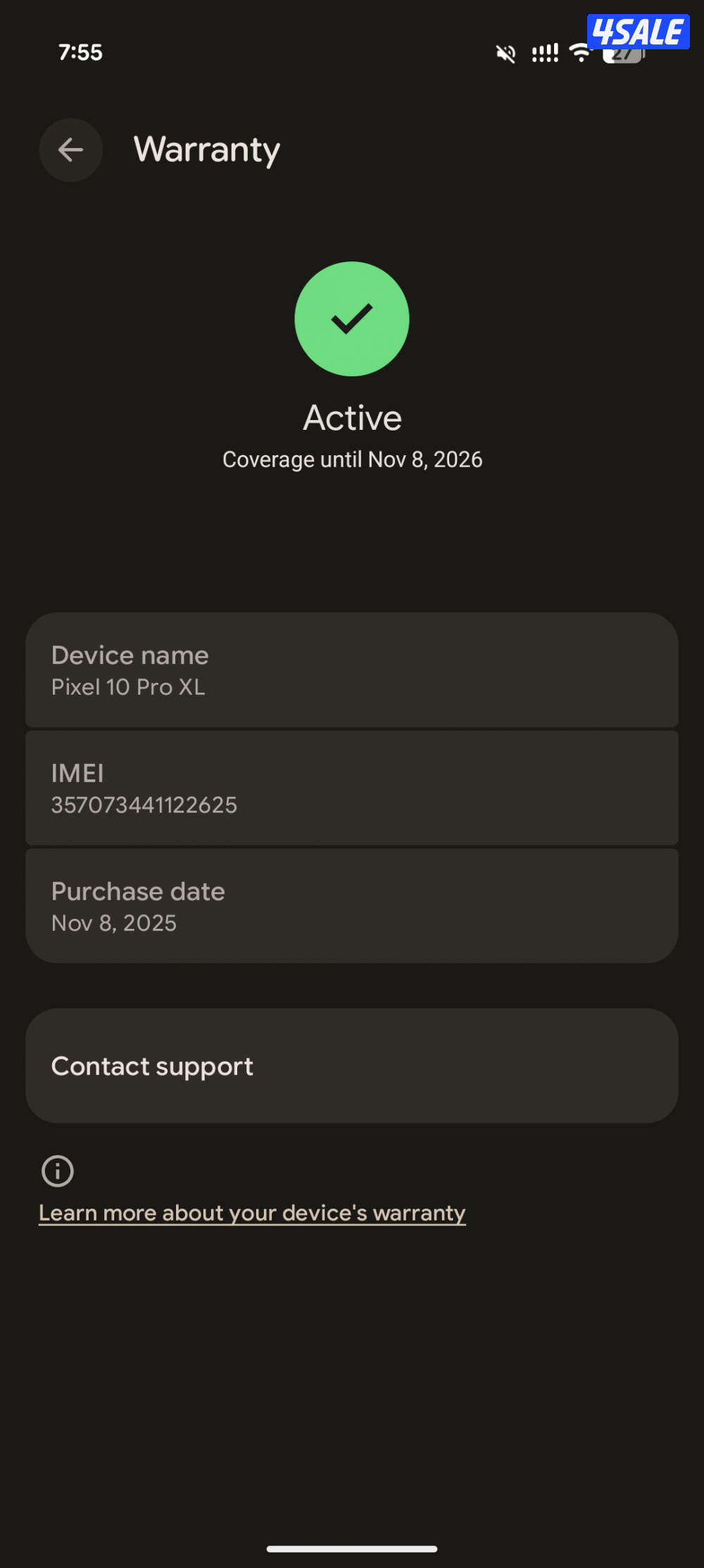 Google Pixel 10 XL Pro - 256Gb - Pearl White (Porcelain color)4