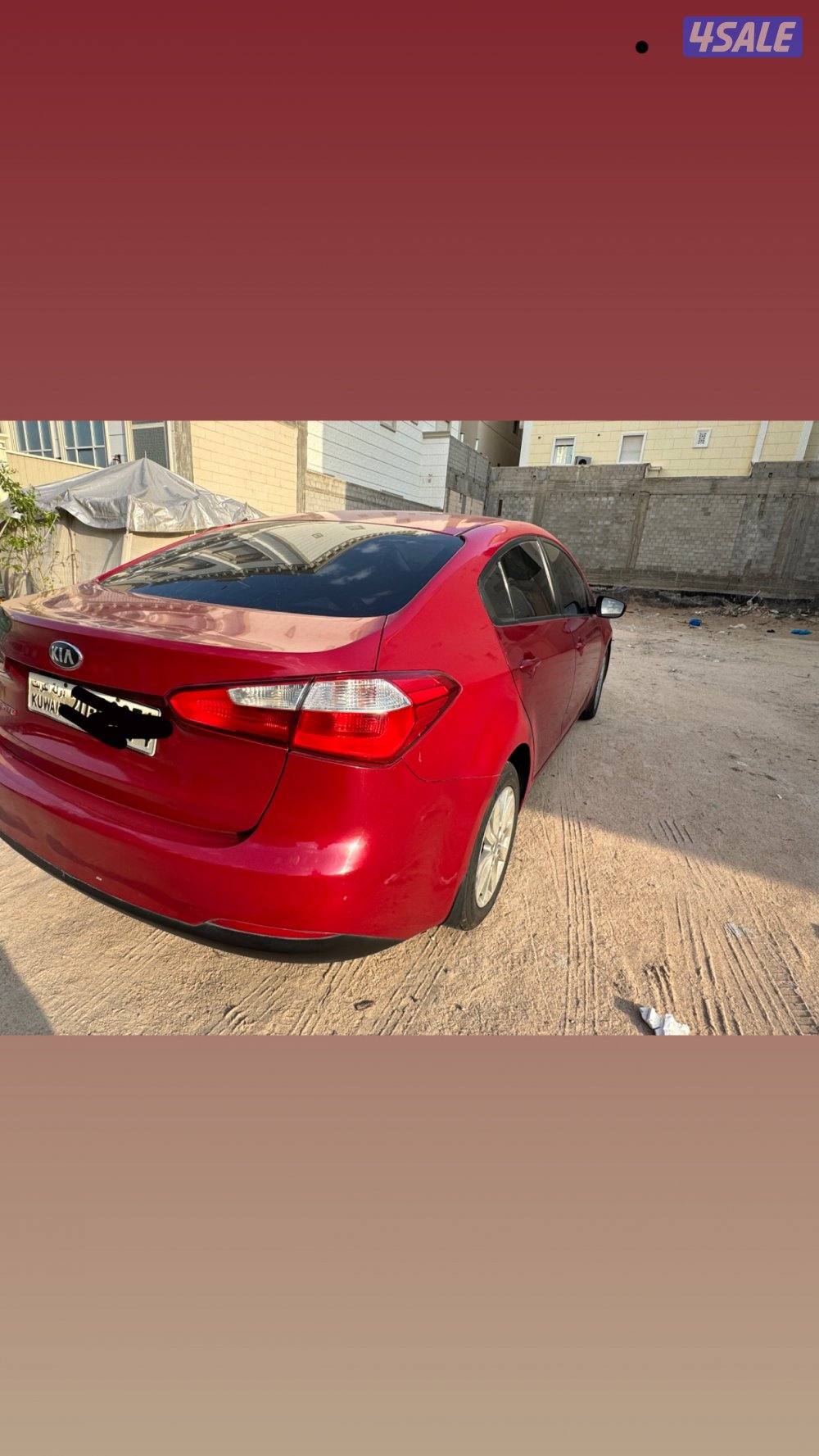 للبيع كيا سيراتو موديل 20145