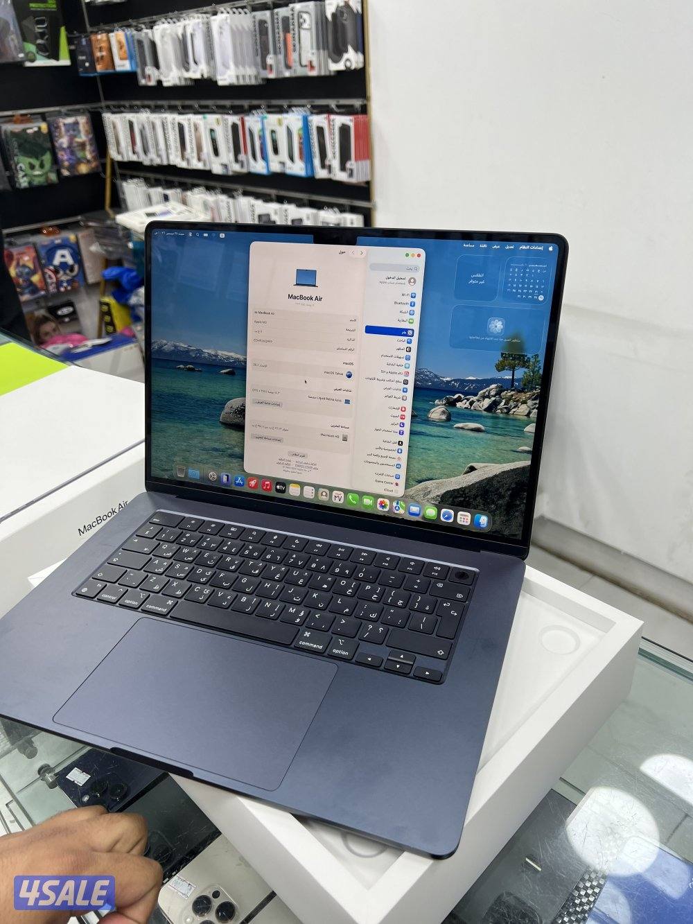 للبيع ماك بوك اير 15 انش m2 نضيف جدا. 256 GB0