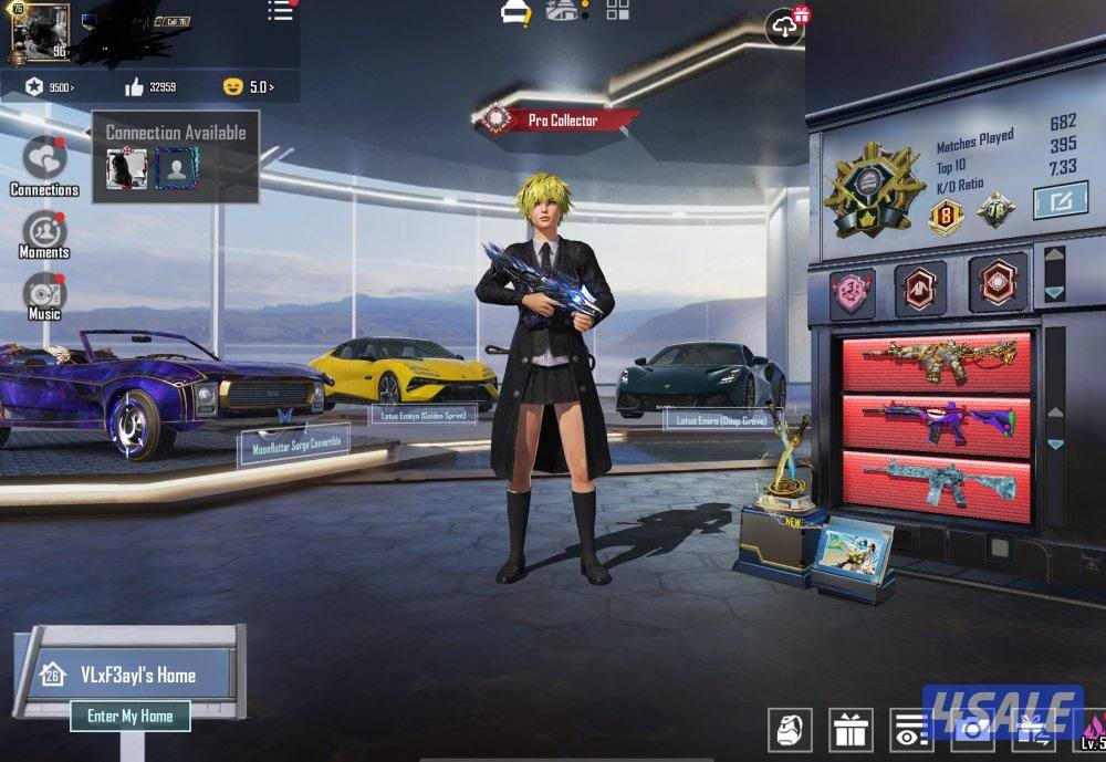 للبيع حساب ببجي لفيل المجموعه ٧٦ قابل للمساومه الحساب مرتب ومدفوع فيه1