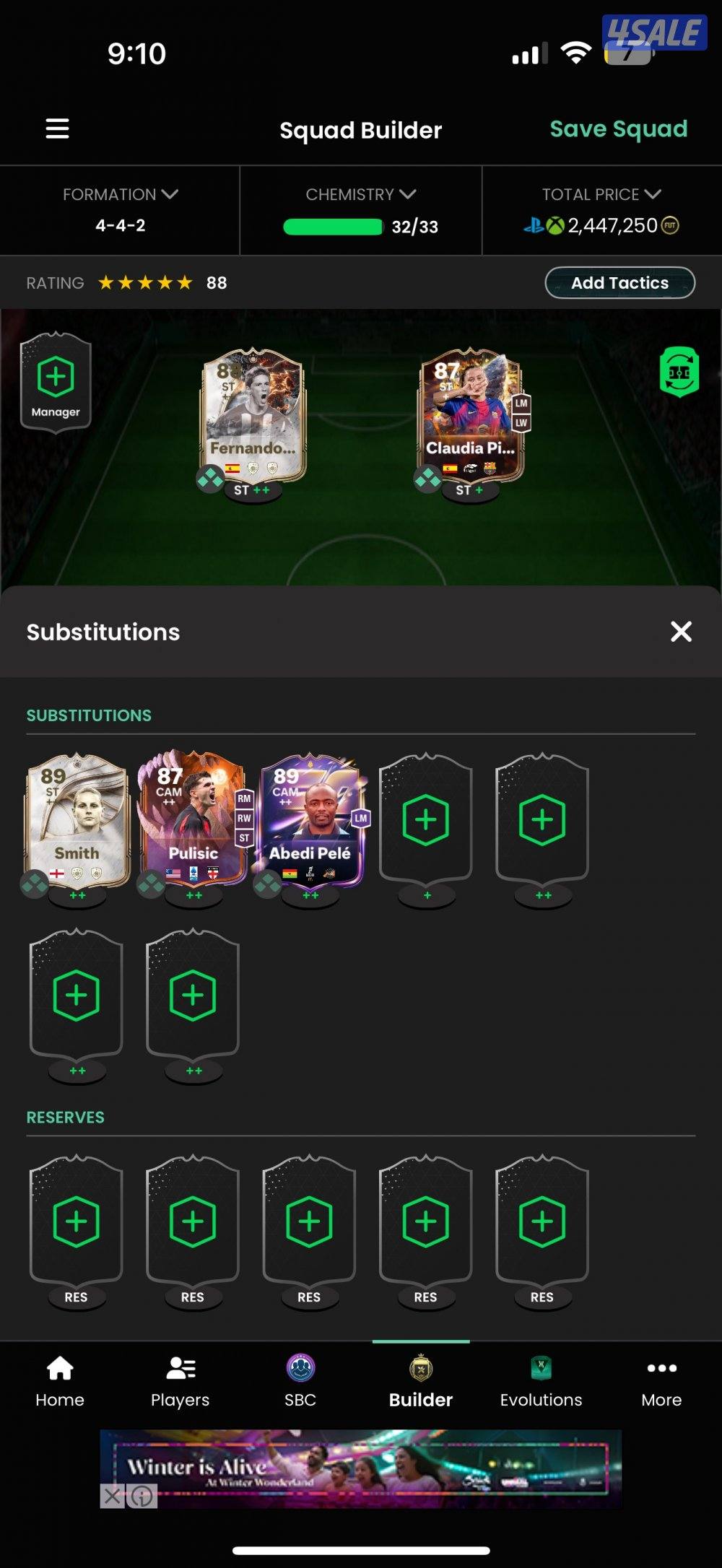 للبيع سوني ٥ مع حساب فيفا1