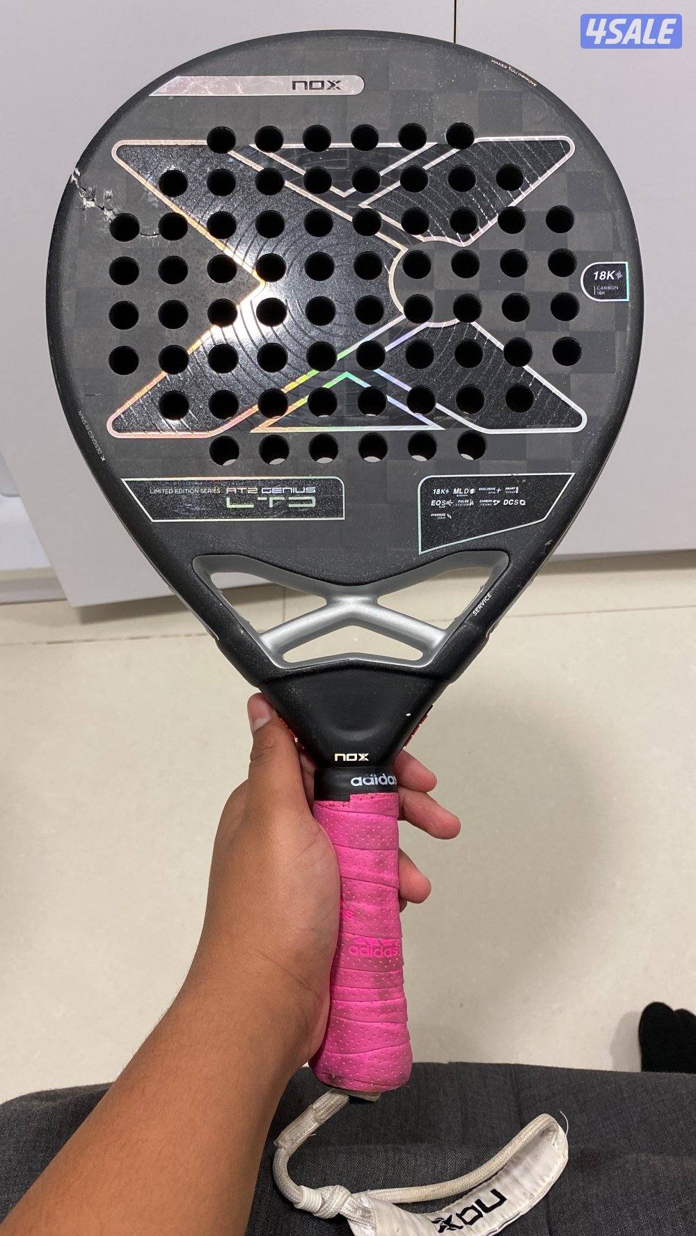 مضربين بادل مستعملين ماركه ومعاه جنطه1