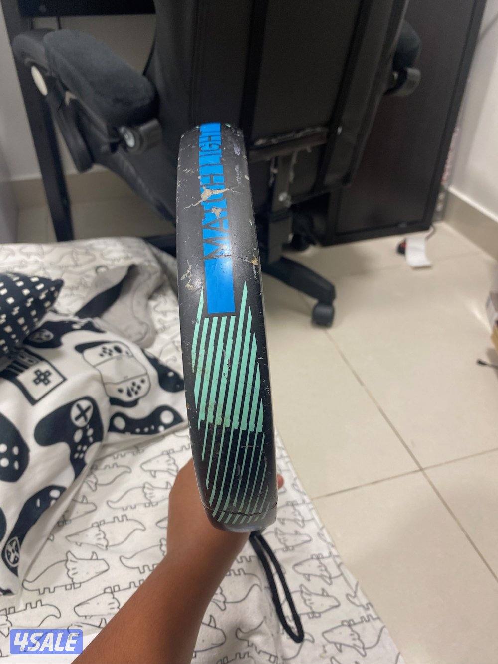 مضربين بادل مستعملين ماركه ومعاه جنطه6