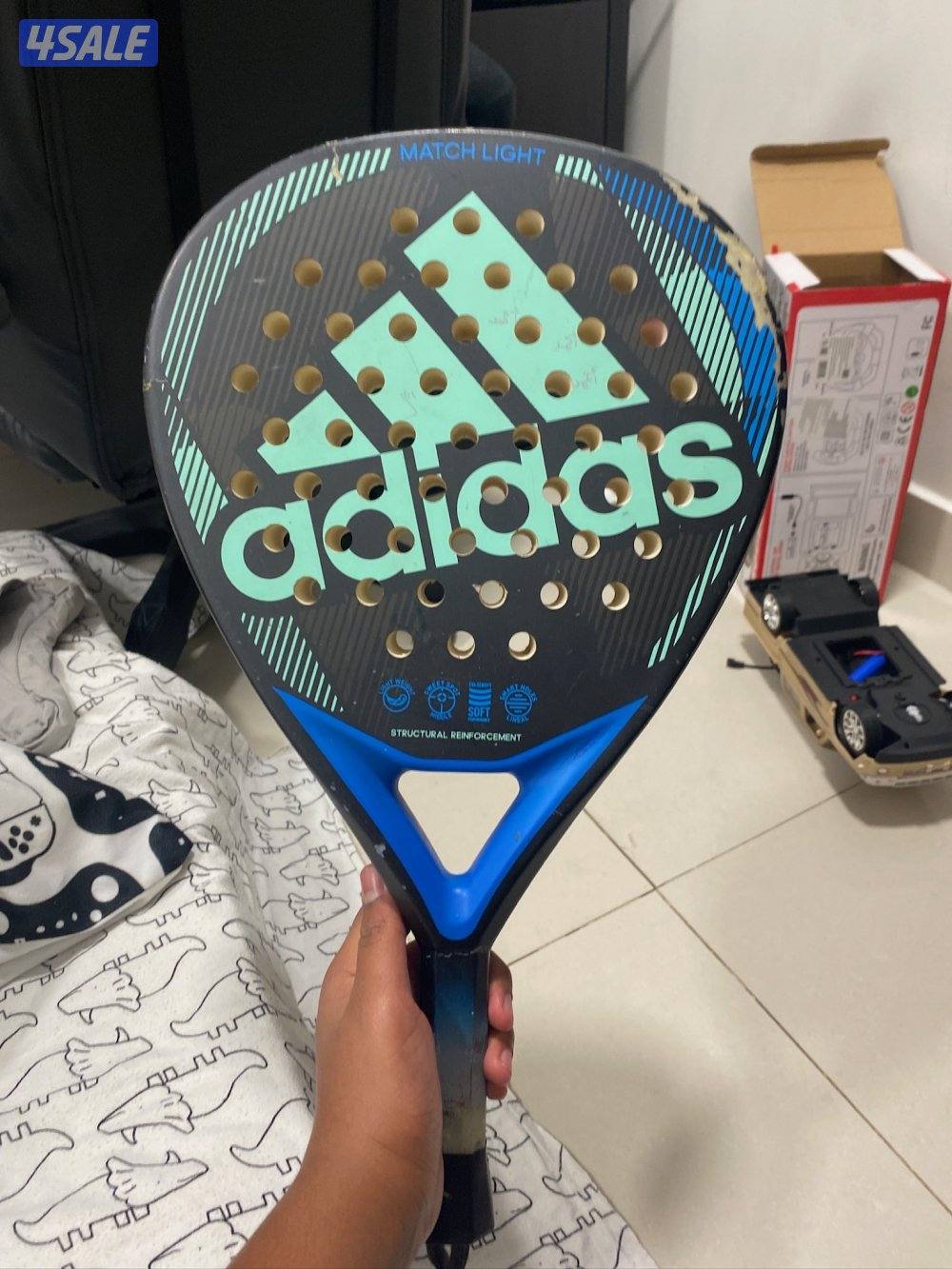 مضربين بادل مستعملين ماركه ومعاه جنطه7