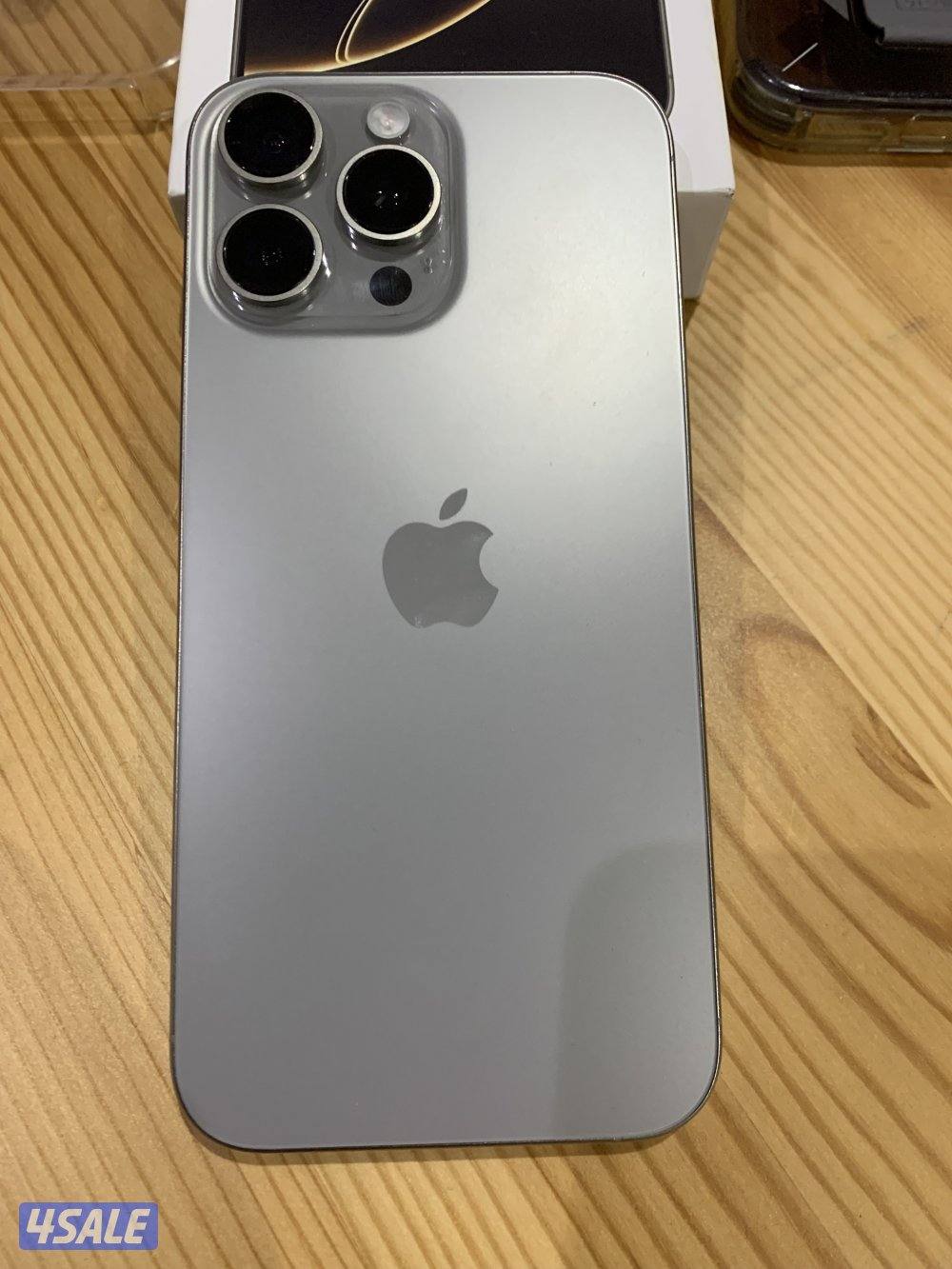 ايفون ١٦ بروماكس ٥١٢ جيجا بحالة نظيفة جدا مع ٣ كفرات اصلية مجانا1