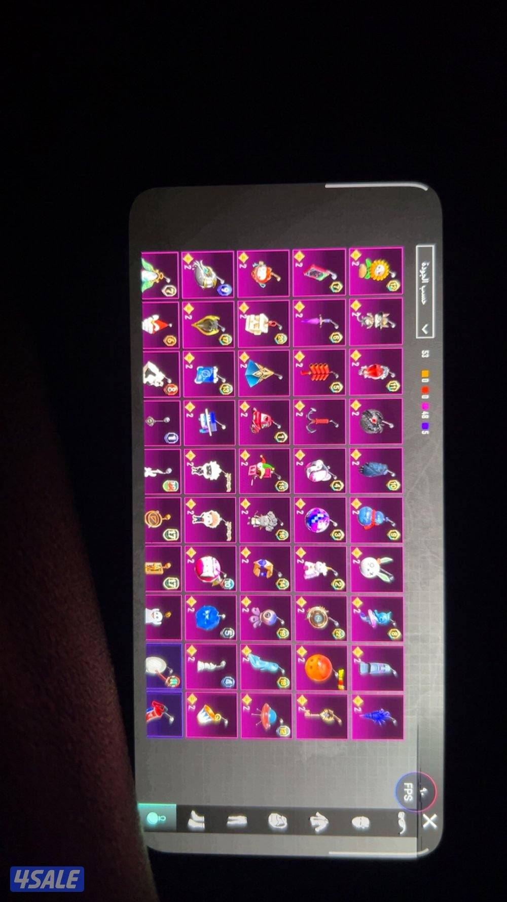 بيع حساب ببجي لفله ٨٤ اليه يبيه يدخل واتسب لا هنتو3