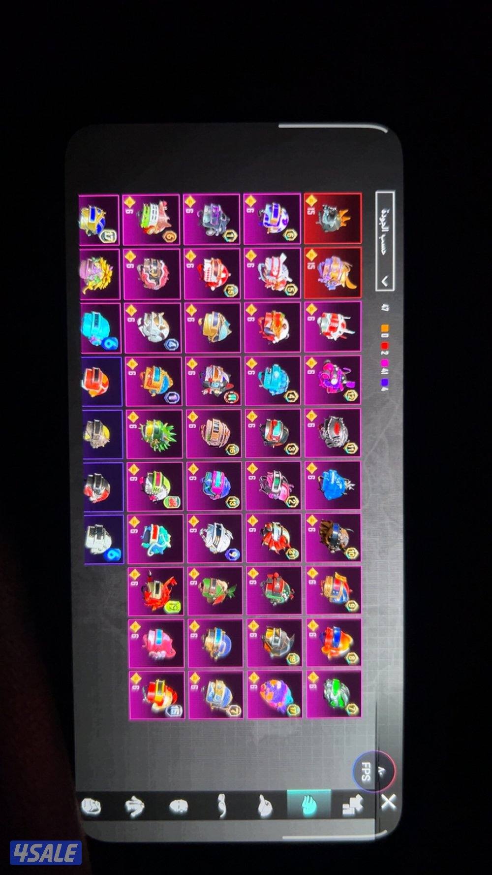 بيع حساب ببجي لفله ٨٤ اليه يبيه يدخل واتسب لا هنتو8