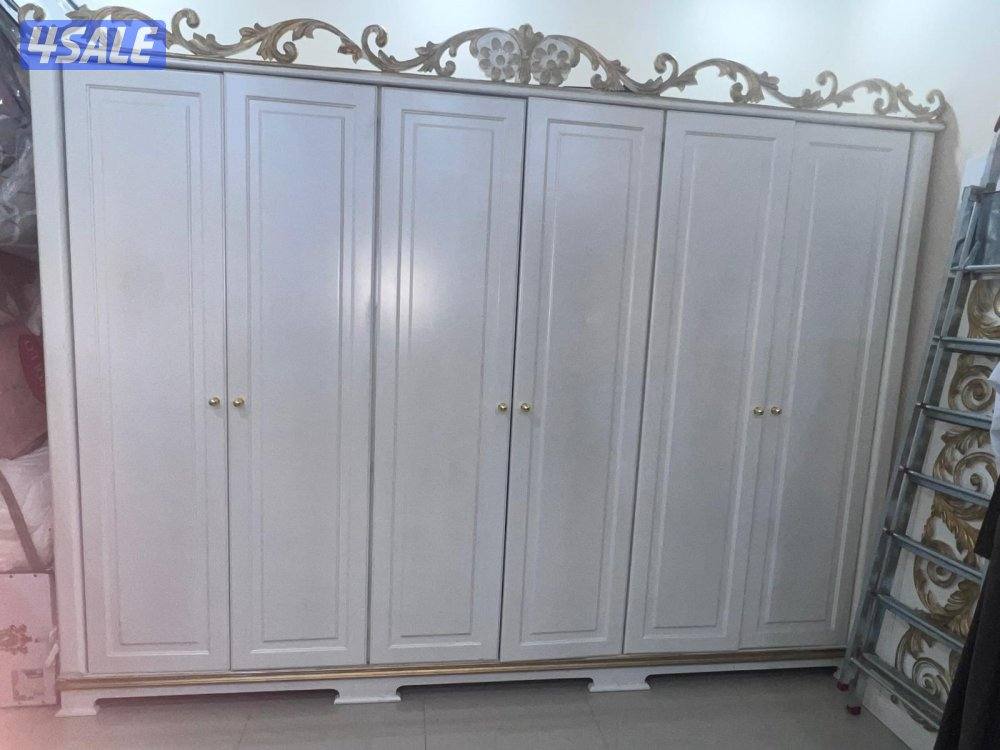 غرفة نوم نظيفه جدا جدا وقويه خشب تفصال  سبع قطع كامله مع البردة السعر12