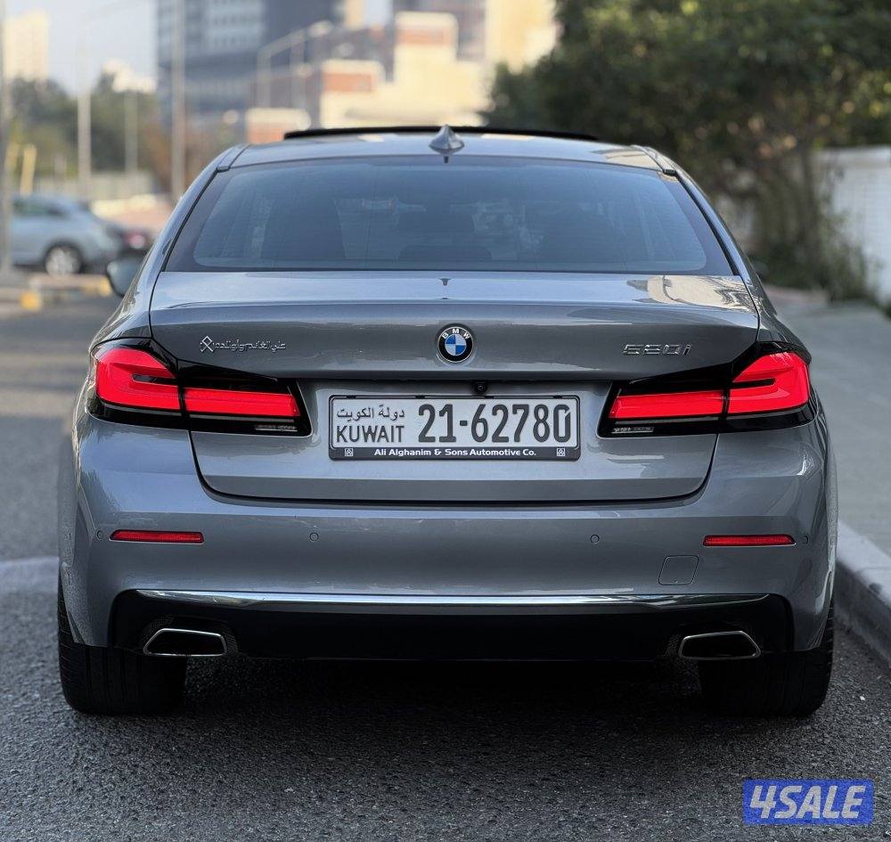 بي ام دبليو 520i لكجري لاين 2023 عداد 28 الدرجة الأولى صبغ كالة الغانم5