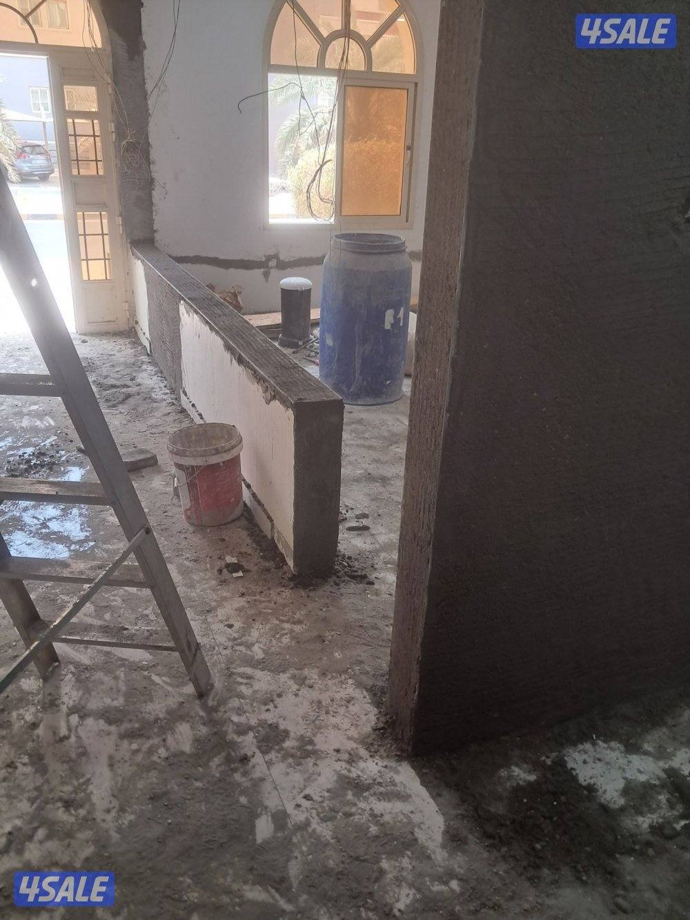 بناء  مساح  سيجما تكسير ابواب واطواف وعوازل جيتاروف وترميمات صبغ خارج3